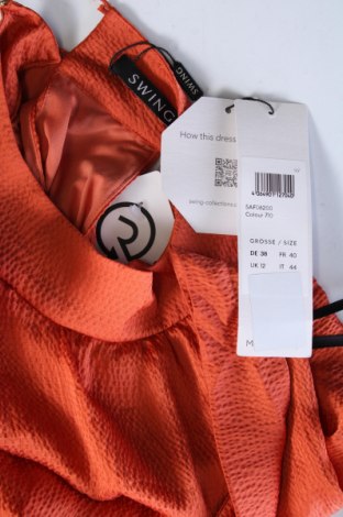 Рокля Swing, Размер M, Цвят Оранжев, Цена 119,90 лв.