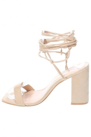 Sandalen Boohoo, Größe 39, Farbe Beige, Preis 16,99 €