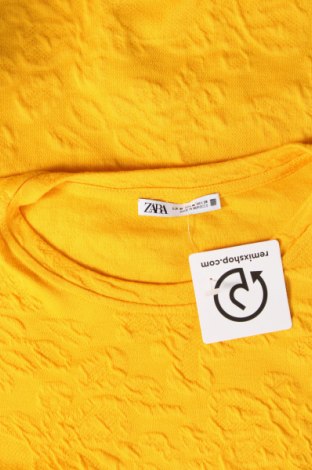 Туника Zara, Размер M, Цвят Жълт, Цена 19,38 лв.