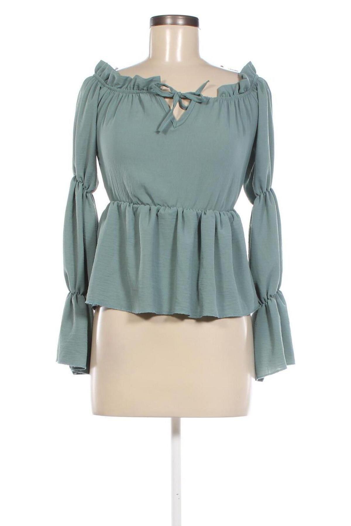 Дамска блуза, Размер L, Цвят Зелен, Цена 9,50 лв.