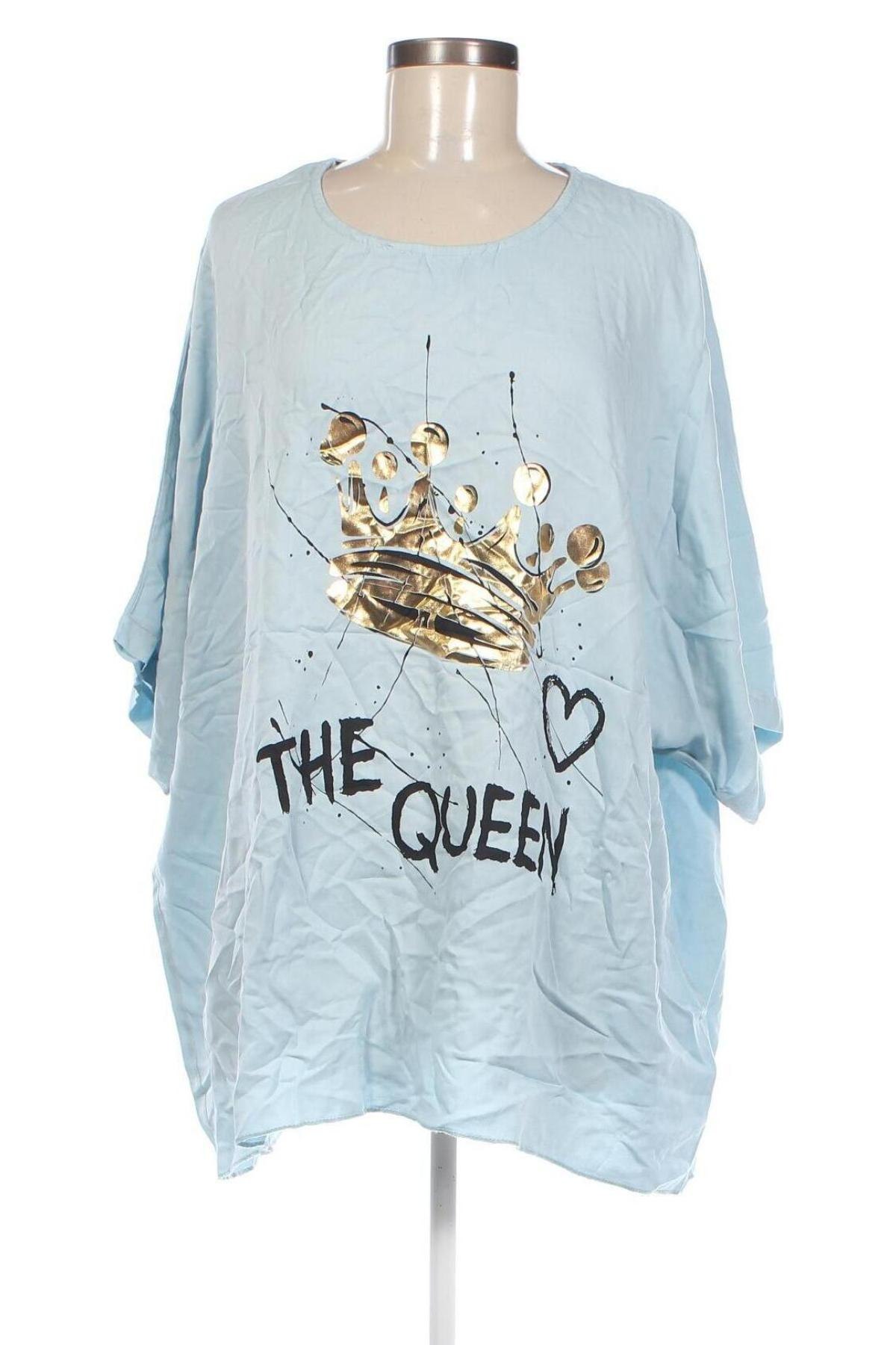 Γυναικεία μπλούζα, Μέγεθος 3XL, Χρώμα Μπλέ, Τιμή 19,18 €