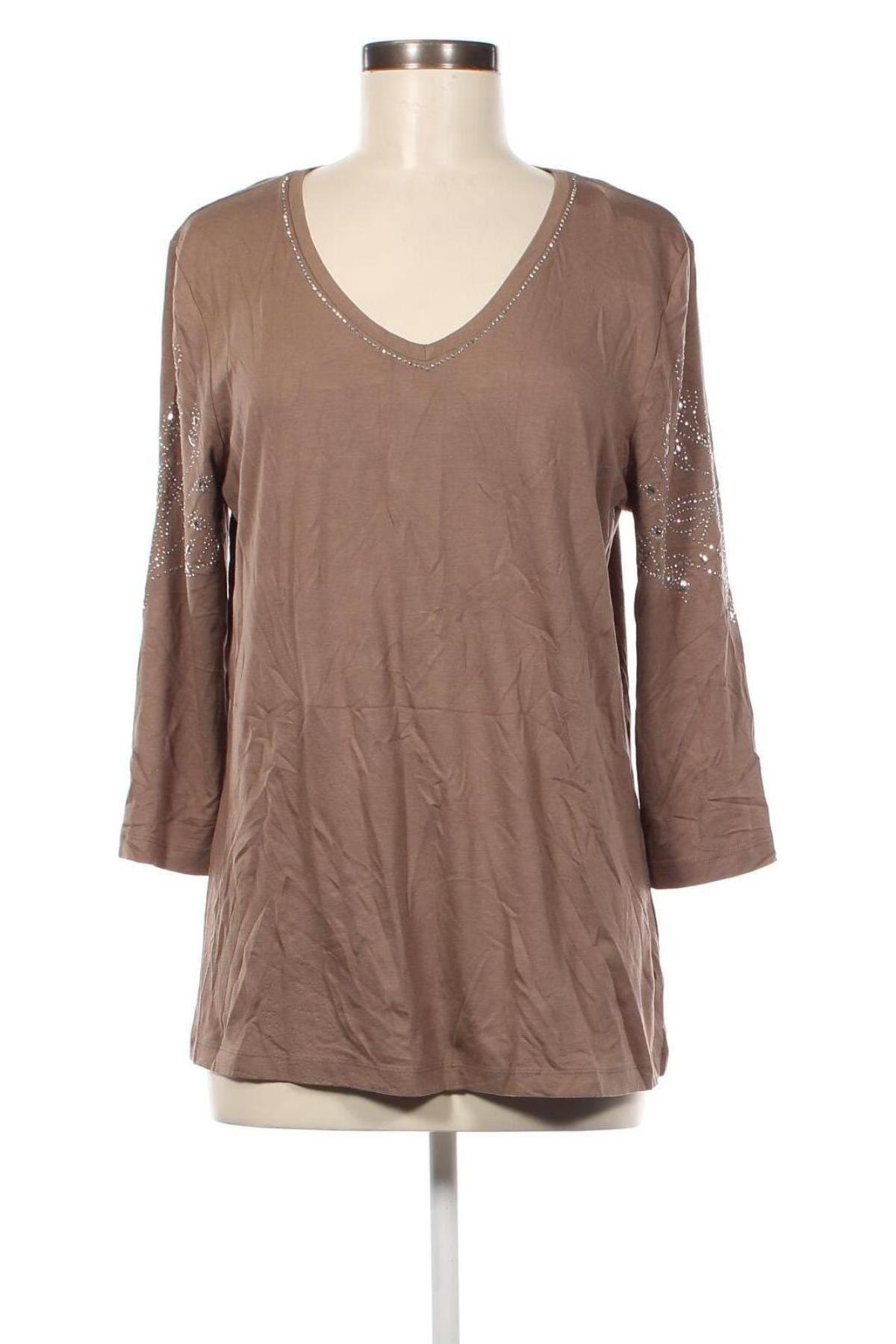 Damen Shirt, Größe XL, Farbe Beige, Preis 3,99 €