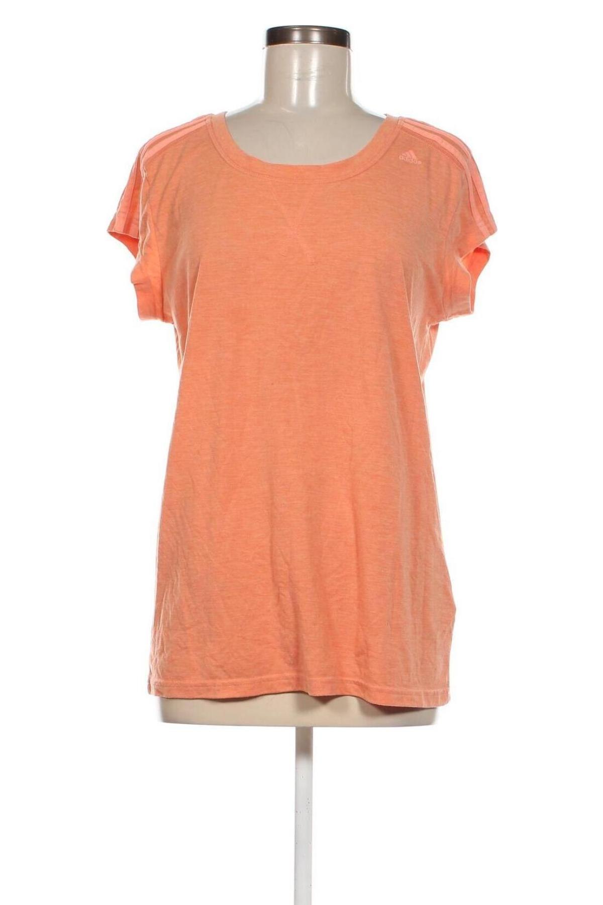 Damen T-Shirt Adidas, Größe L, Farbe Orange, Preis € 18,79