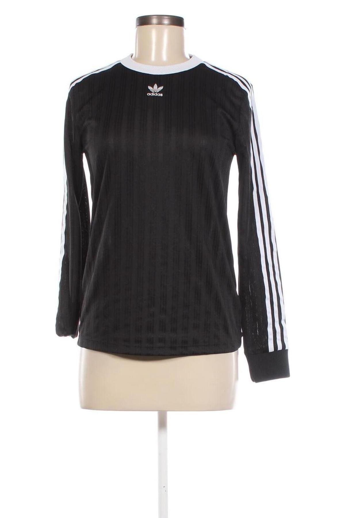 Дамска блуза Adidas Originals, Размер S, Цвят Черен, Цена 18,70 лв.