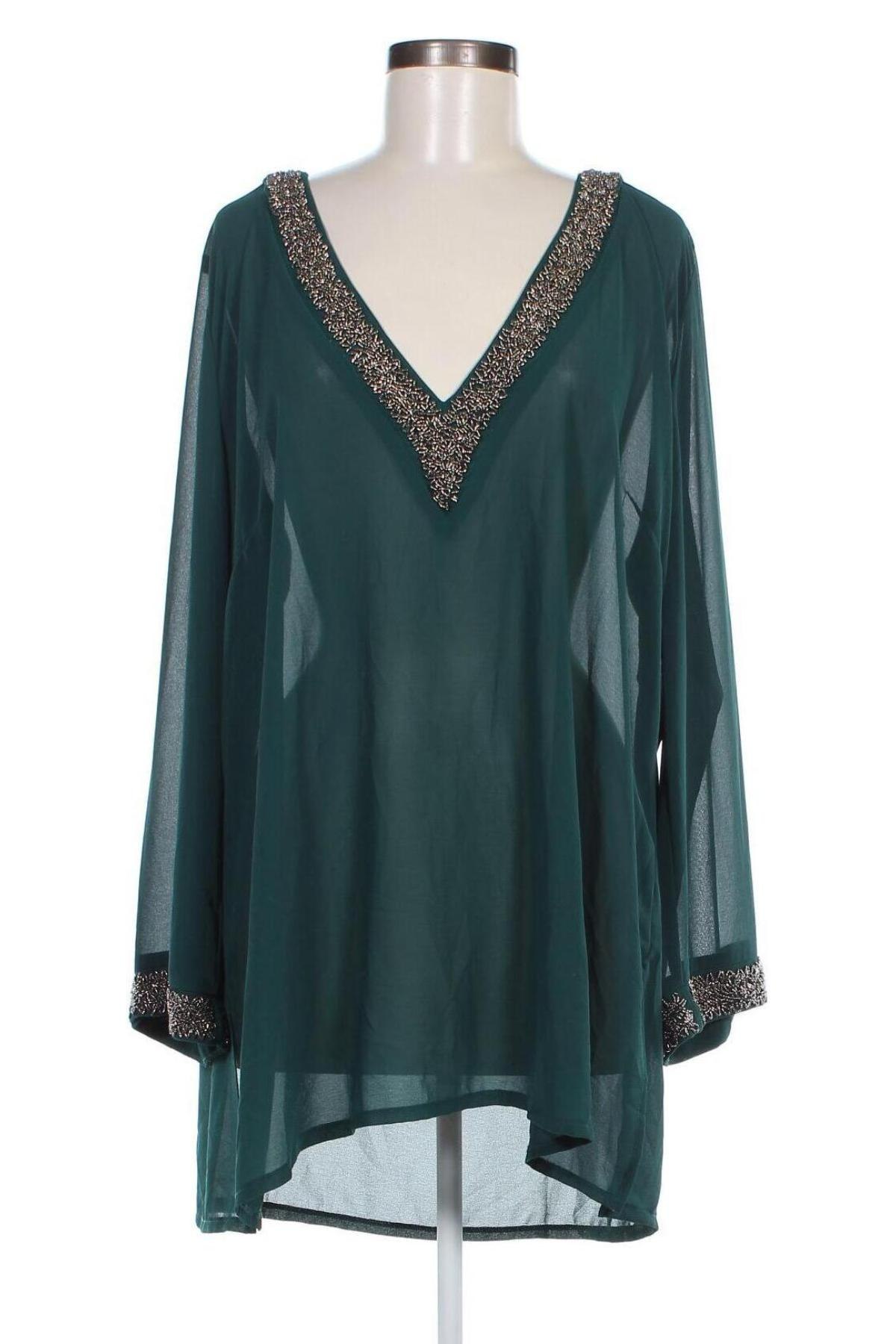 Дамска блуза Ashley Brooke, Размер XXL, Цвят Зелен, Цена 19,00 лв.