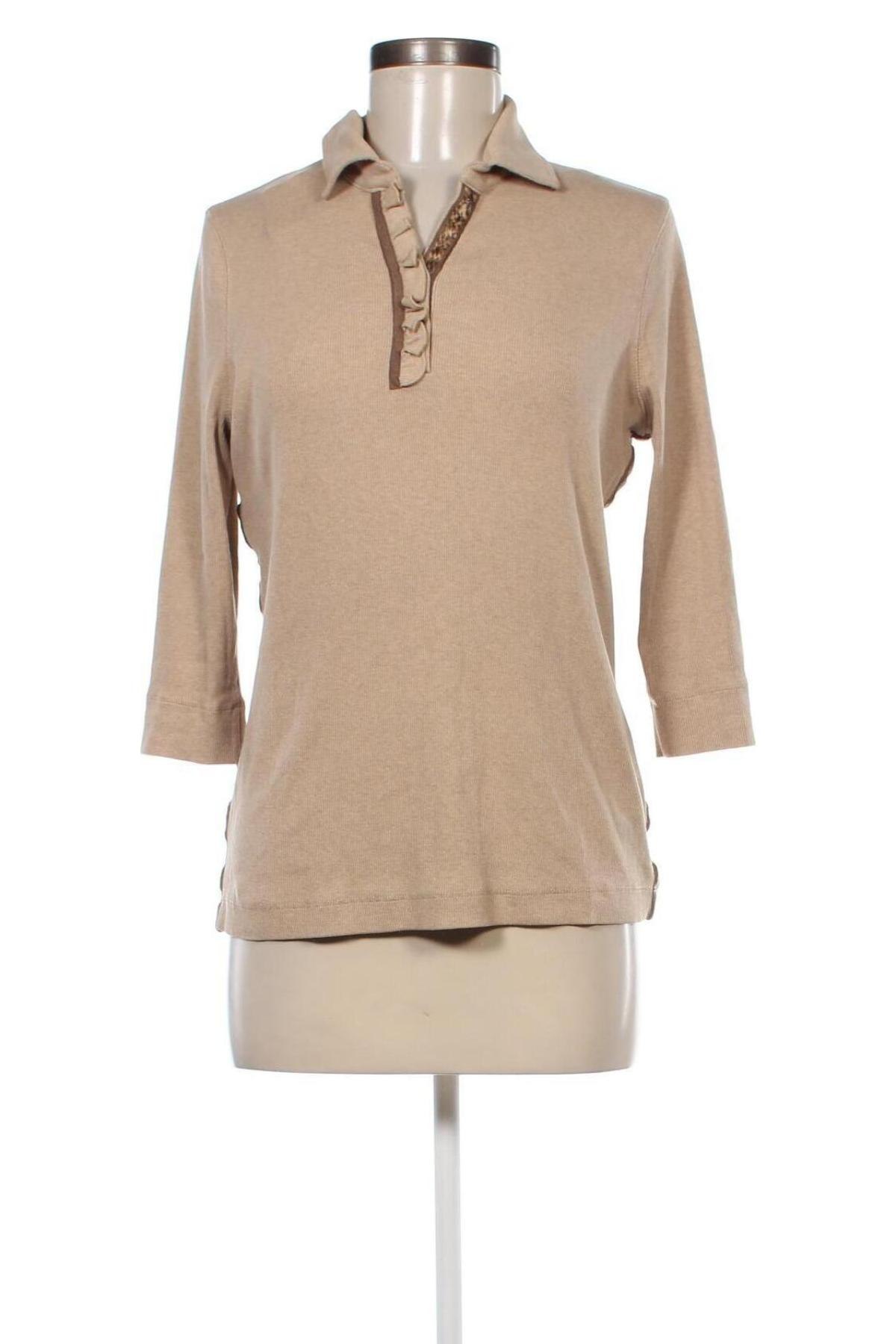 Damen Shirt Basler, Größe L, Farbe Beige, Preis 5,12 €