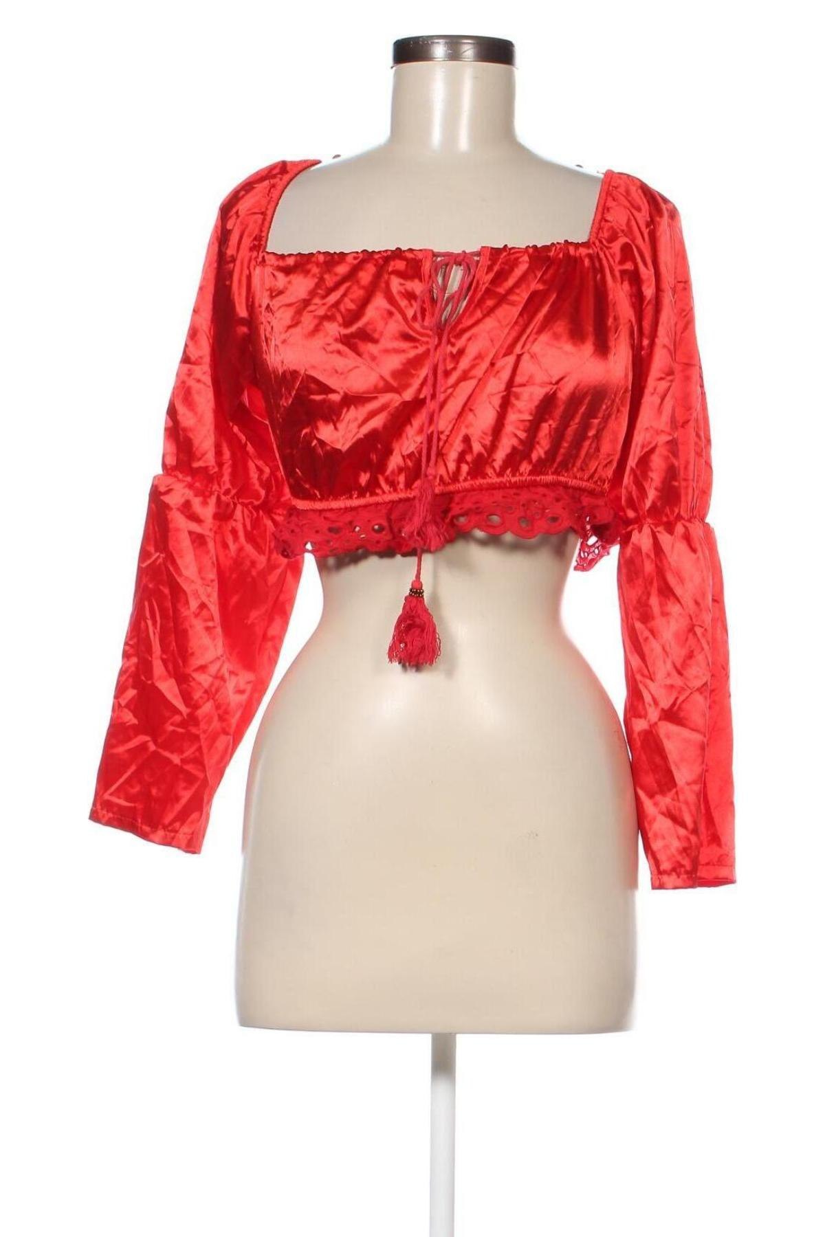 Damen Shirt Boohoo, Größe M, Farbe Rot, Preis € 3,49