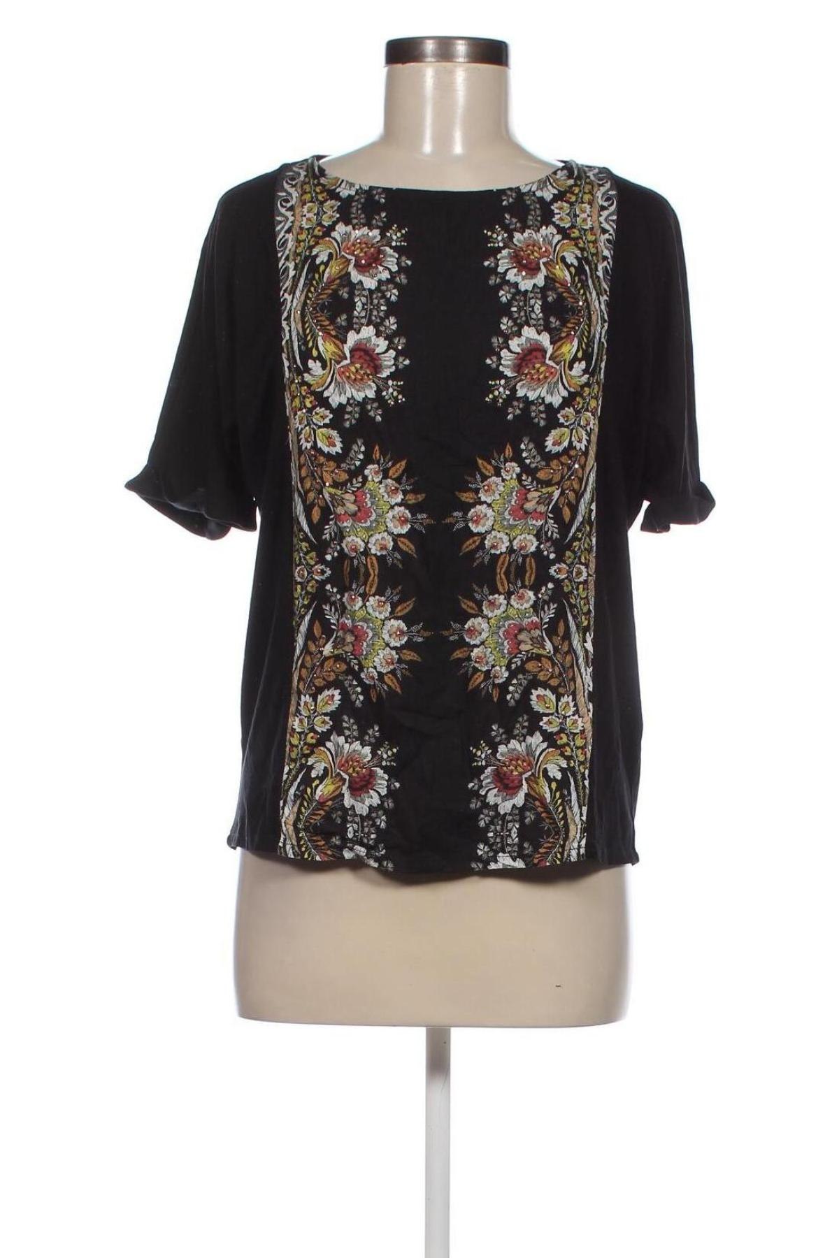 Γυναικεία μπλούζα Desigual, Μέγεθος S, Χρώμα Μαύρο, Τιμή 36,46 €