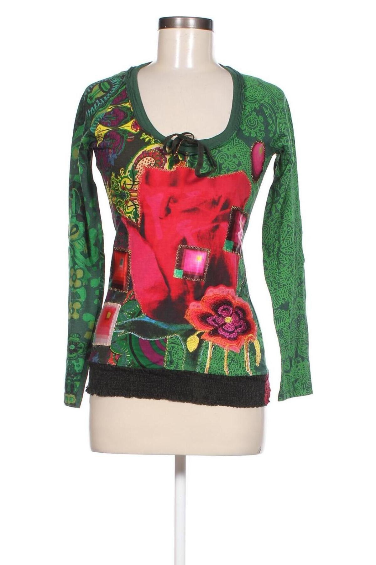 Damen Shirt Desigual, Größe S, Farbe Grün, Preis € 25,00