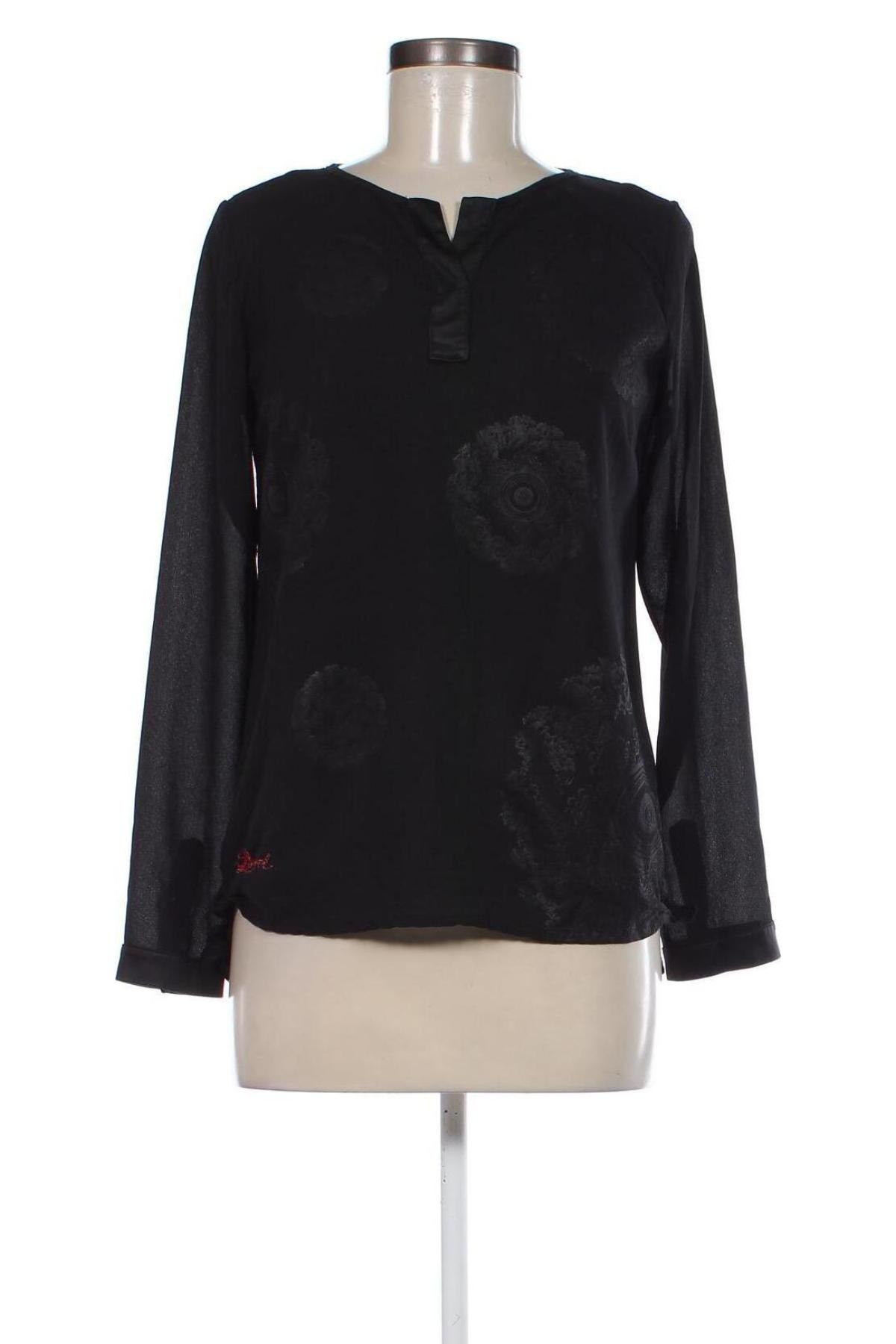 Damen Shirt Desigual, Größe M, Farbe Schwarz, Preis € 24,55