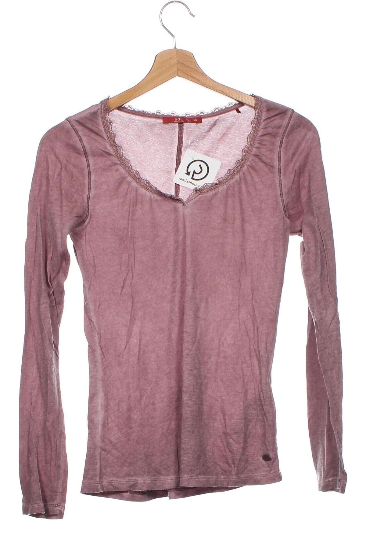 Damen Shirt Edc By Esprit, Größe XS, Farbe Aschrosa, Preis € 7,99