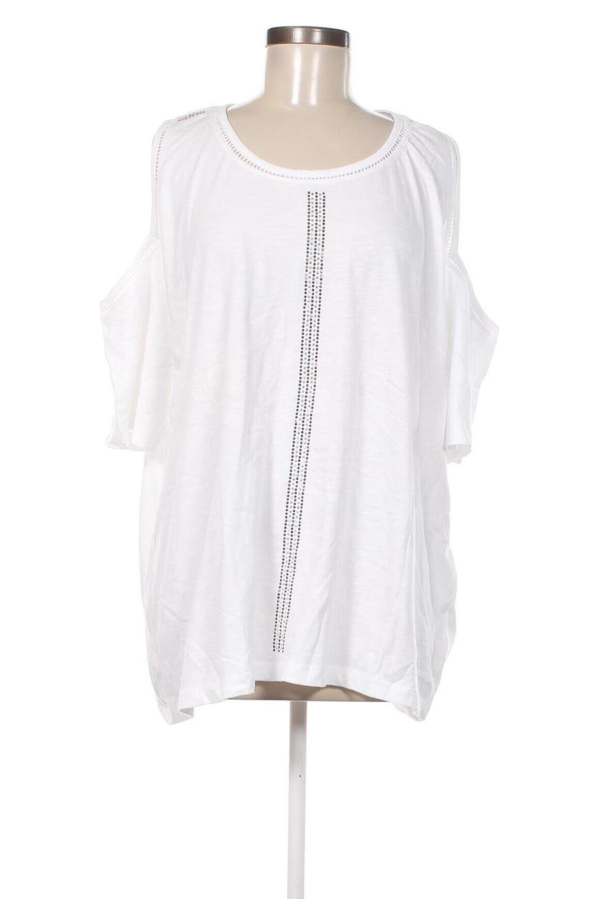 Damen Shirt Gina Benotti, Größe XXL, Farbe Weiß, Preis 13,22 €