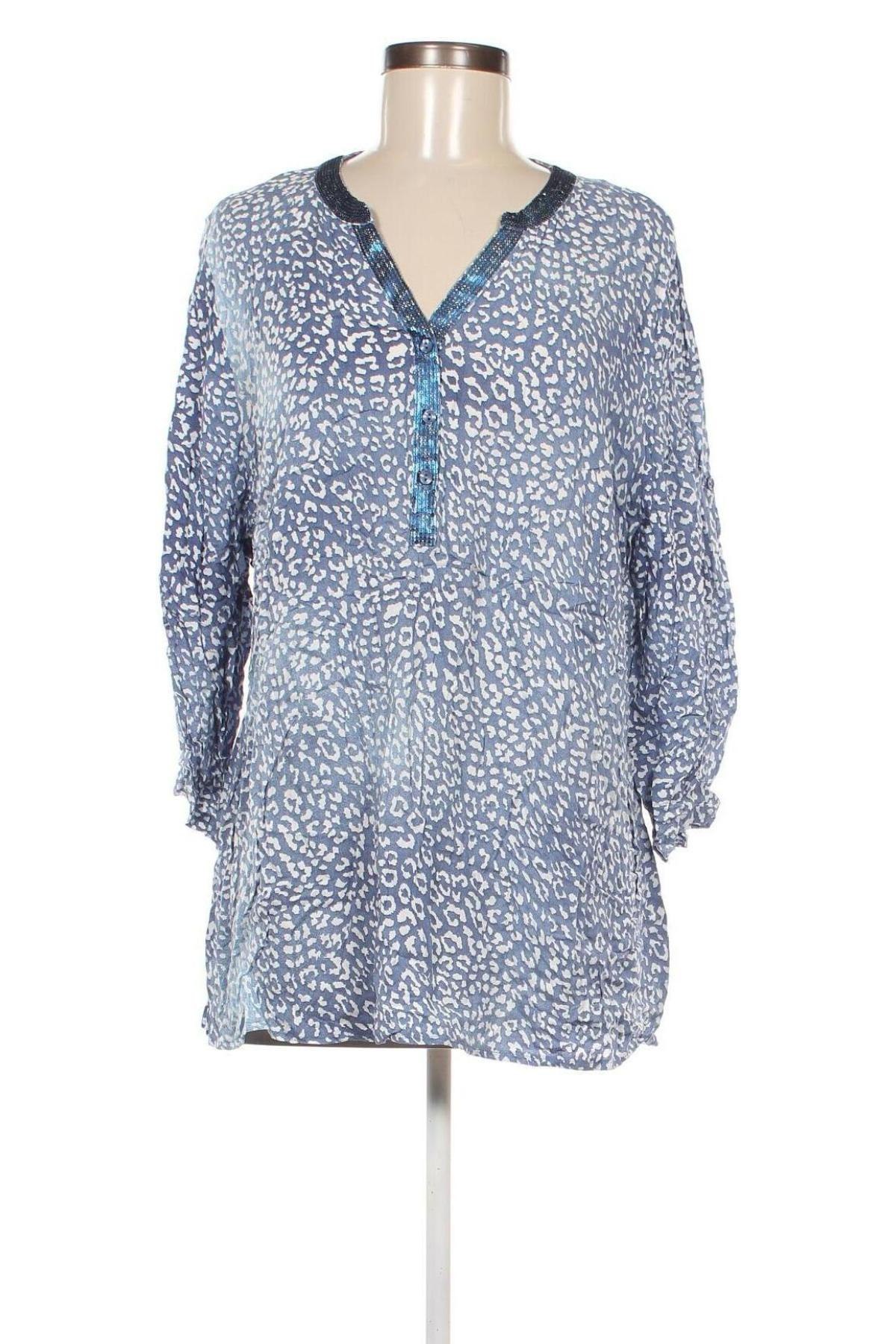 Damen Shirt Gina Laura, Größe L, Farbe Blau, Preis € 2,99