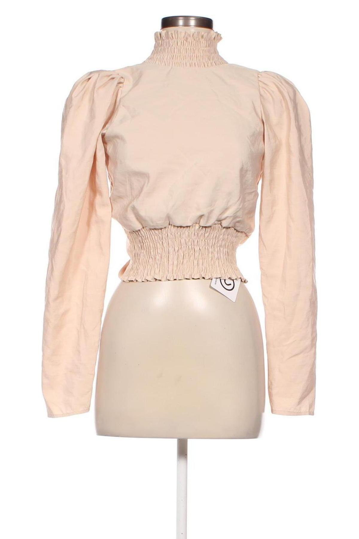 Damen Shirt Gina Tricot, Größe XXS, Farbe Beige, Preis € 7,66