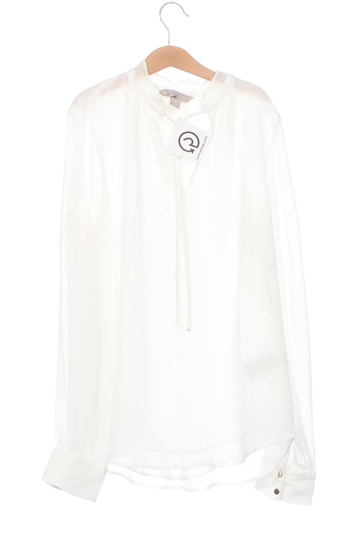 Γυναικεία μπλούζα H&M, Μέγεθος XS, Χρώμα Λευκό, Τιμή 5,48 €