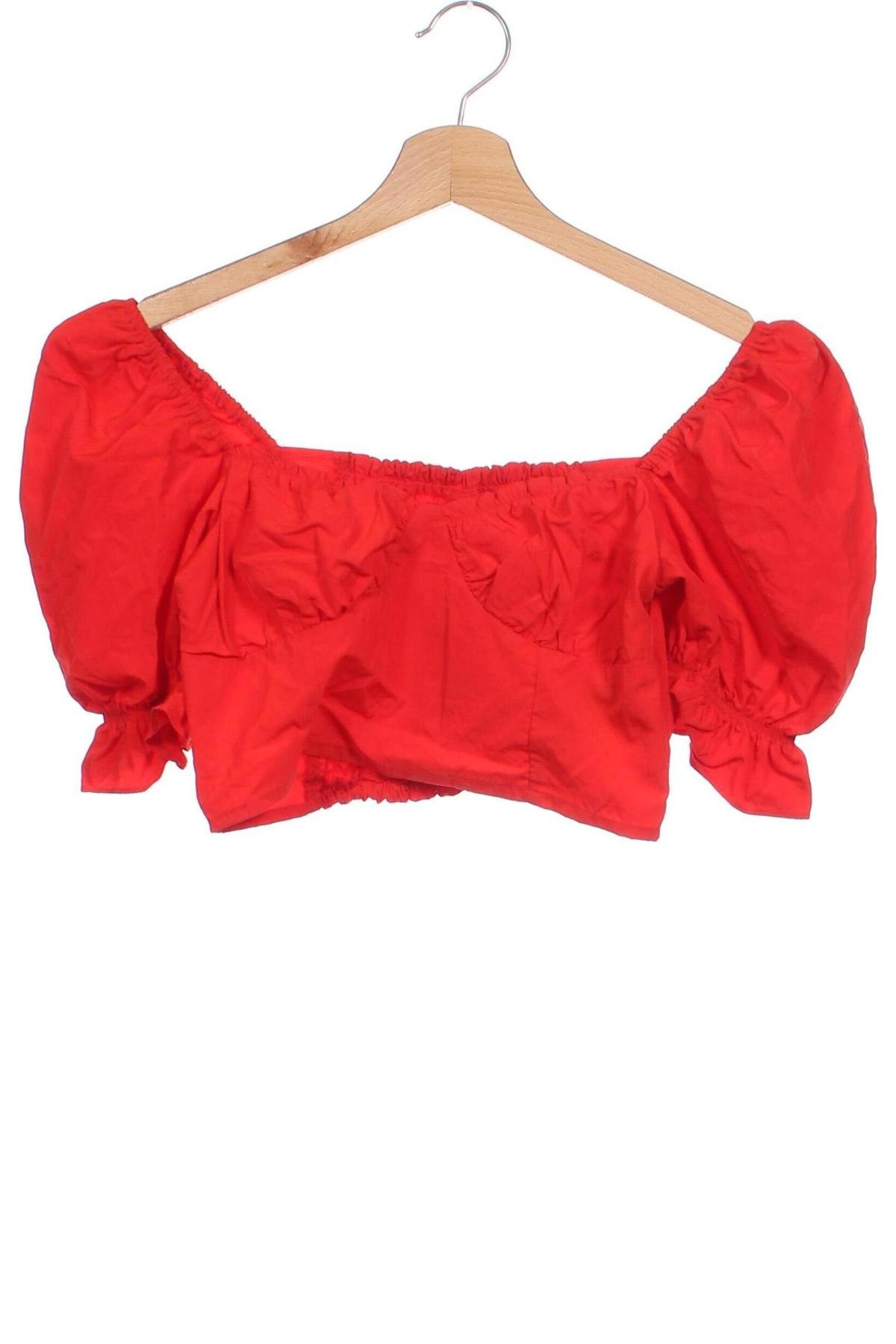 Damen Shirt H&M Divided, Größe XS, Farbe Rot, Preis 8,63 €