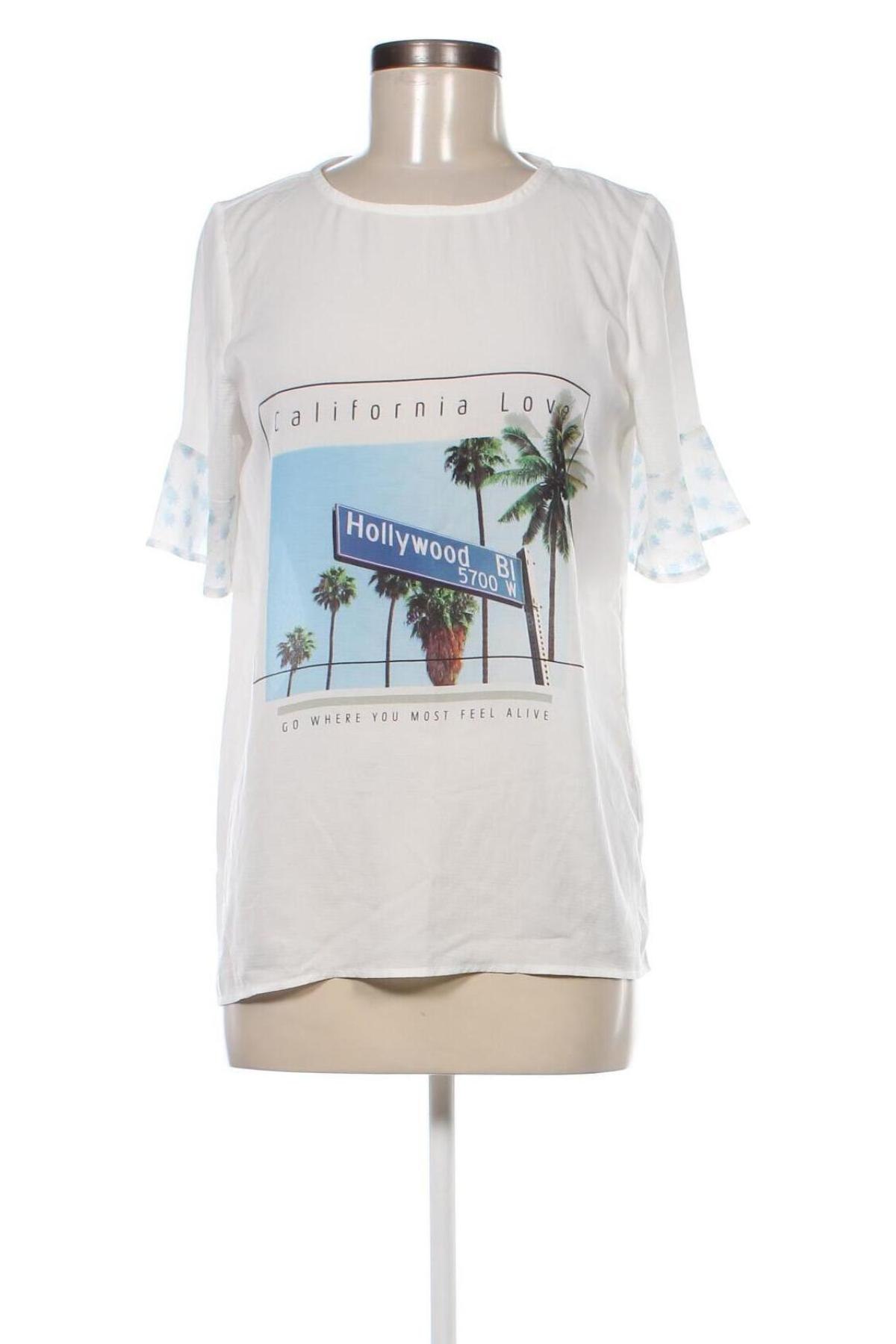 Damen Shirt Janina, Größe M, Farbe Weiß, Preis € 5,25