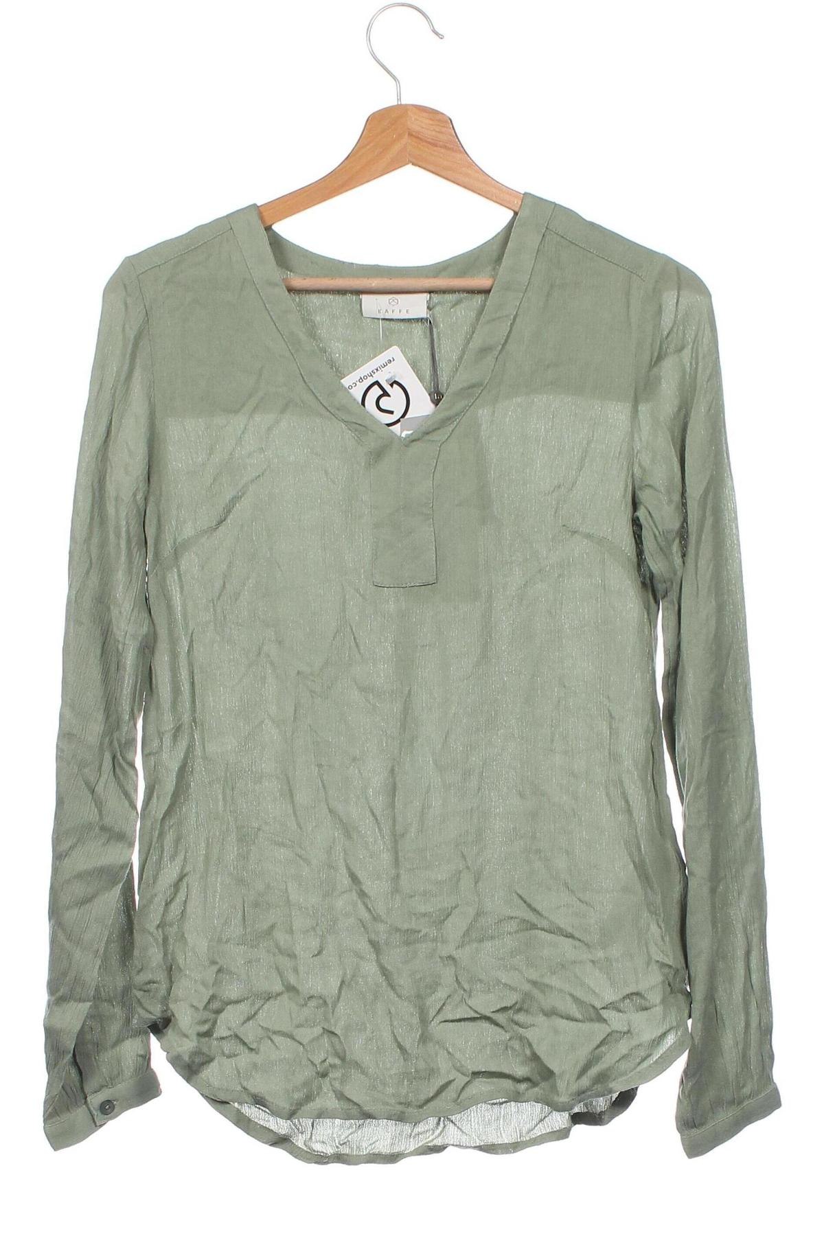 Damen Shirt Kaffe, Größe XS, Farbe Grün, Preis 17,83 €