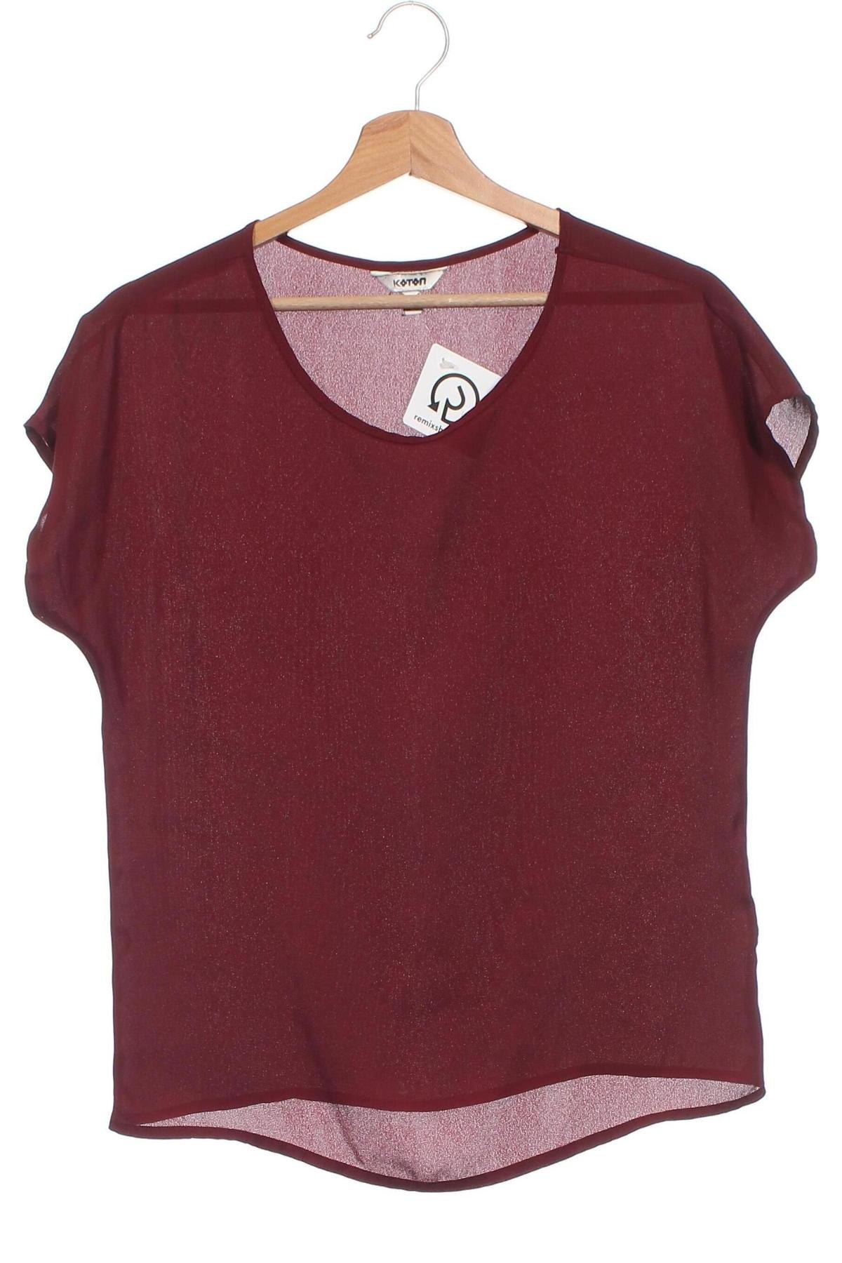 Damen Shirt Koton, Größe XS, Farbe Rot, Preis 13,99 €