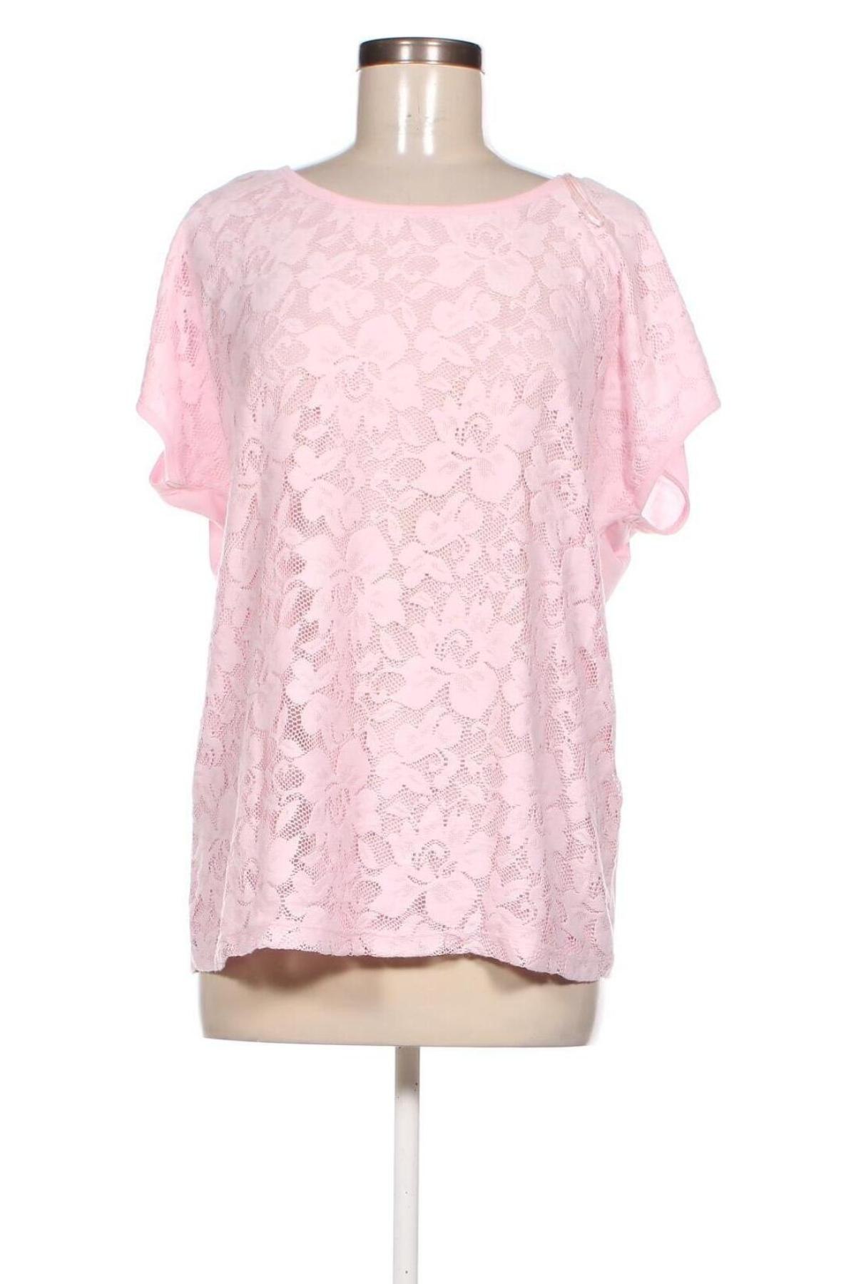 Γυναικεία μπλούζα Laura Torelli, Μέγεθος M, Χρώμα Ρόζ , Τιμή 5,29 €