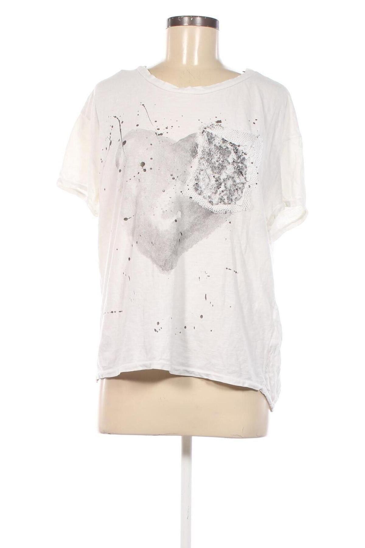 Damen Shirt Made In Italy, Größe M, Farbe Weiß, Preis € 9,72