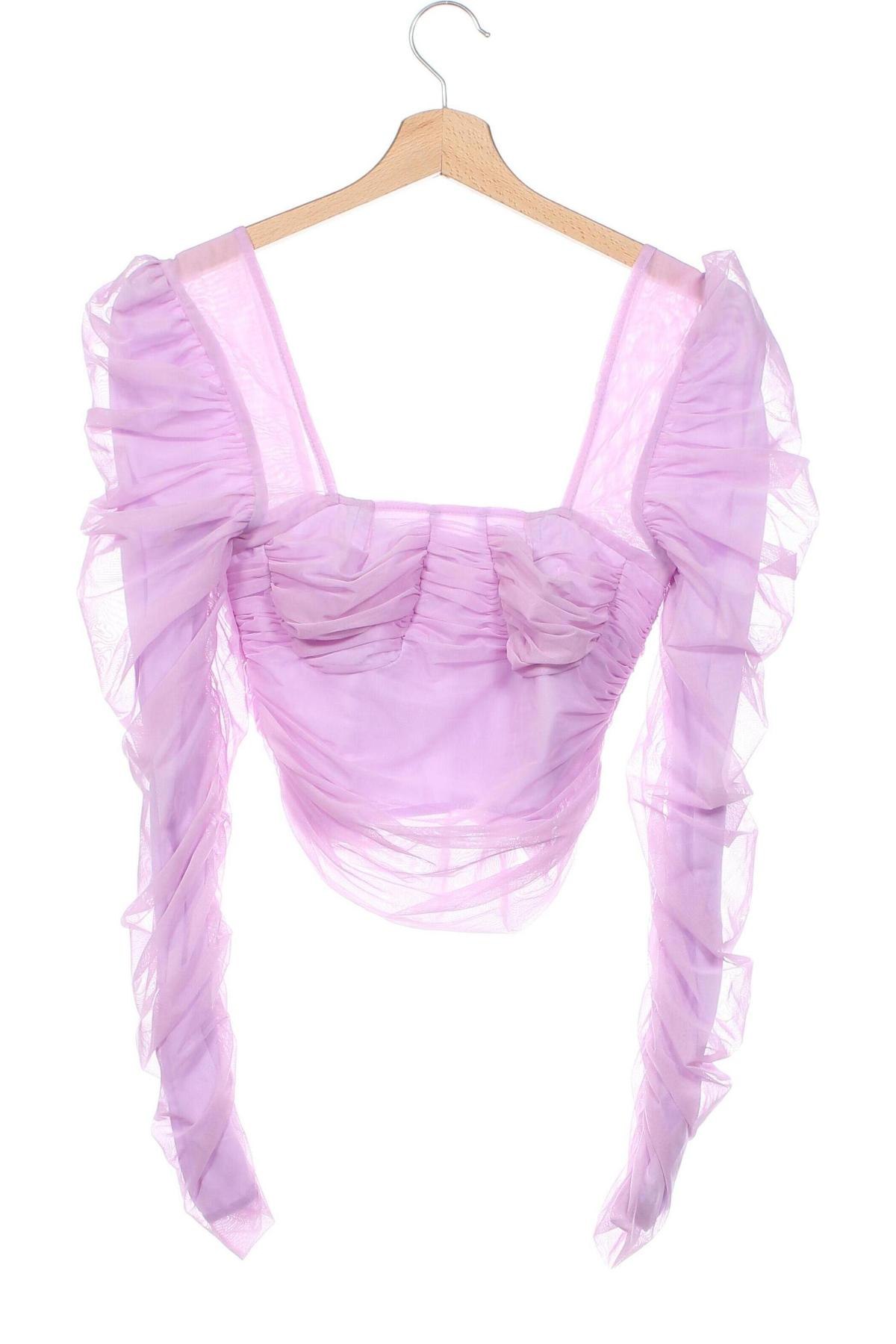 Γυναικεία μπλούζα Missguided, Μέγεθος S, Χρώμα Βιολετί, Τιμή 4,70 €