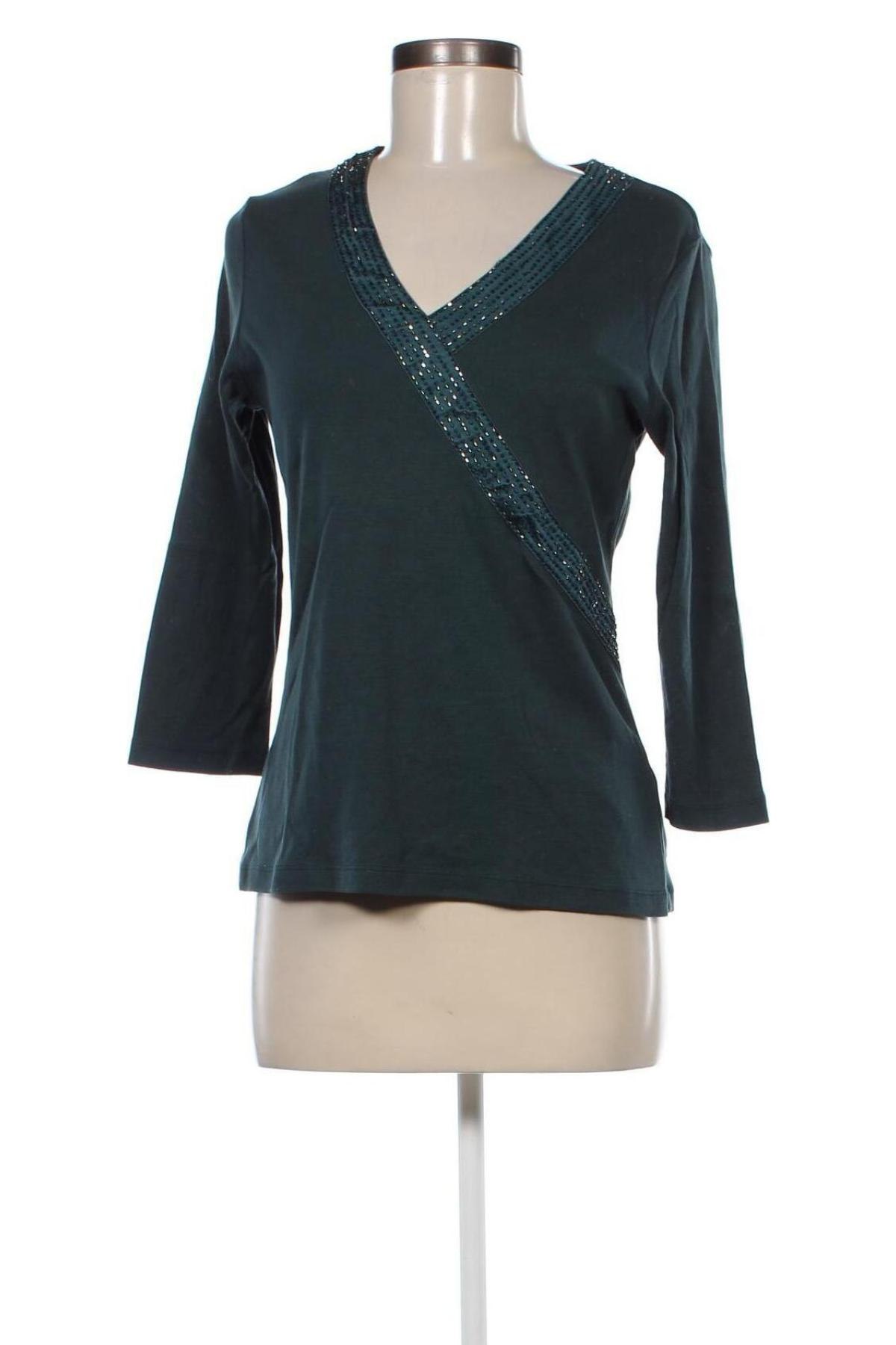 Дамска блуза Monsoon, Размер XL, Цвят Зелен, Цена 20,40 лв.