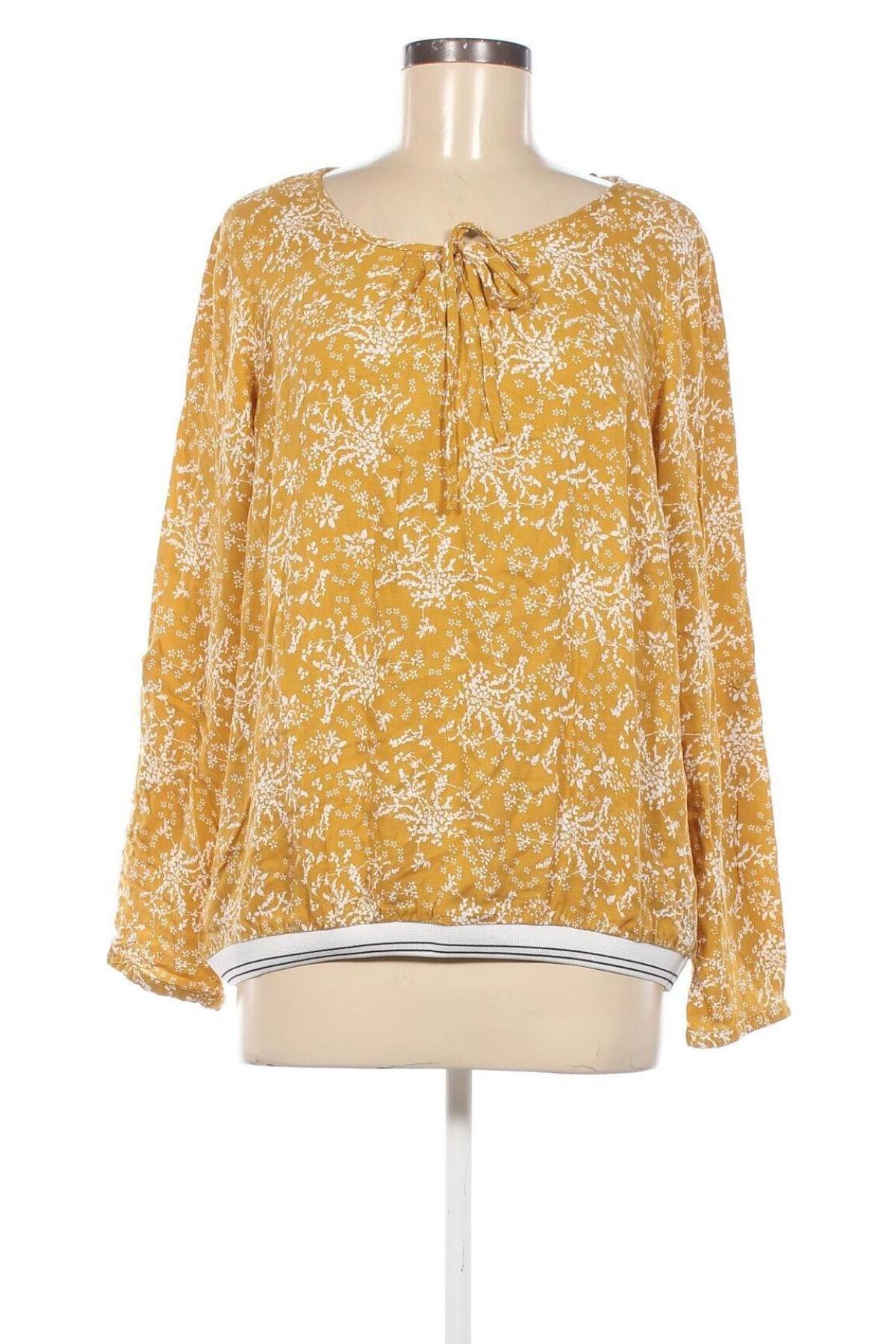 Γυναικεία μπλούζα Multiblu, Μέγεθος L, Χρώμα Κίτρινο, Τιμή 5,54 €
