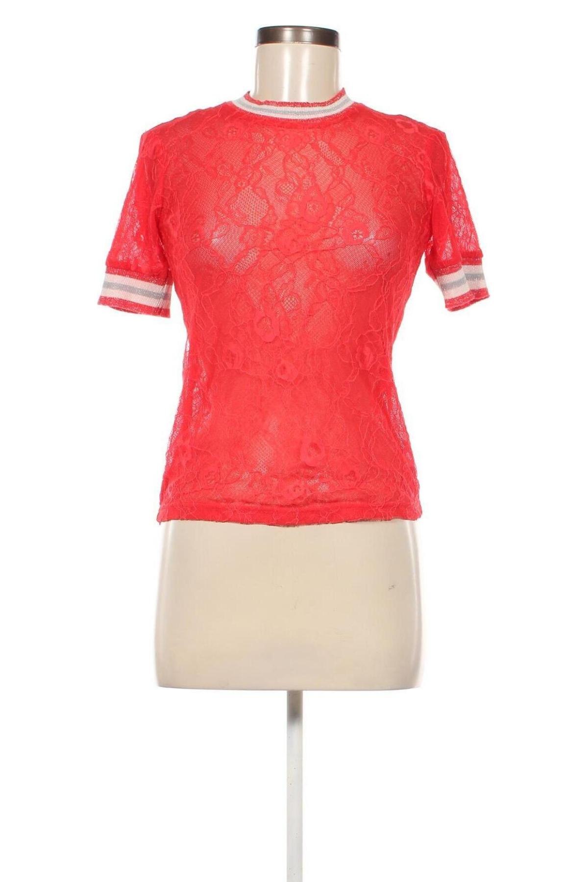 Damen Shirt Review, Größe XS, Farbe Rot, Preis 3,55 €