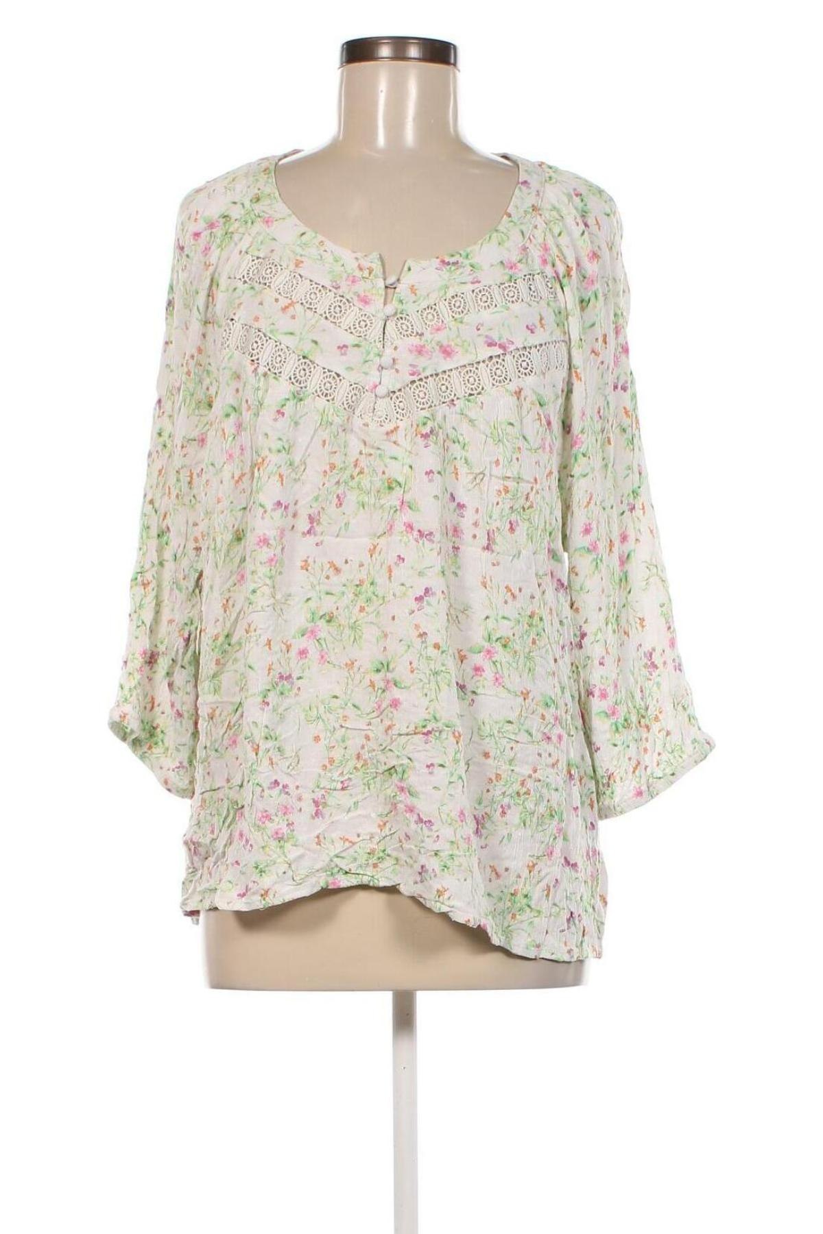 Damen Shirt Rose & Olive, Größe XL, Farbe Mehrfarbig, Preis 7,93 €