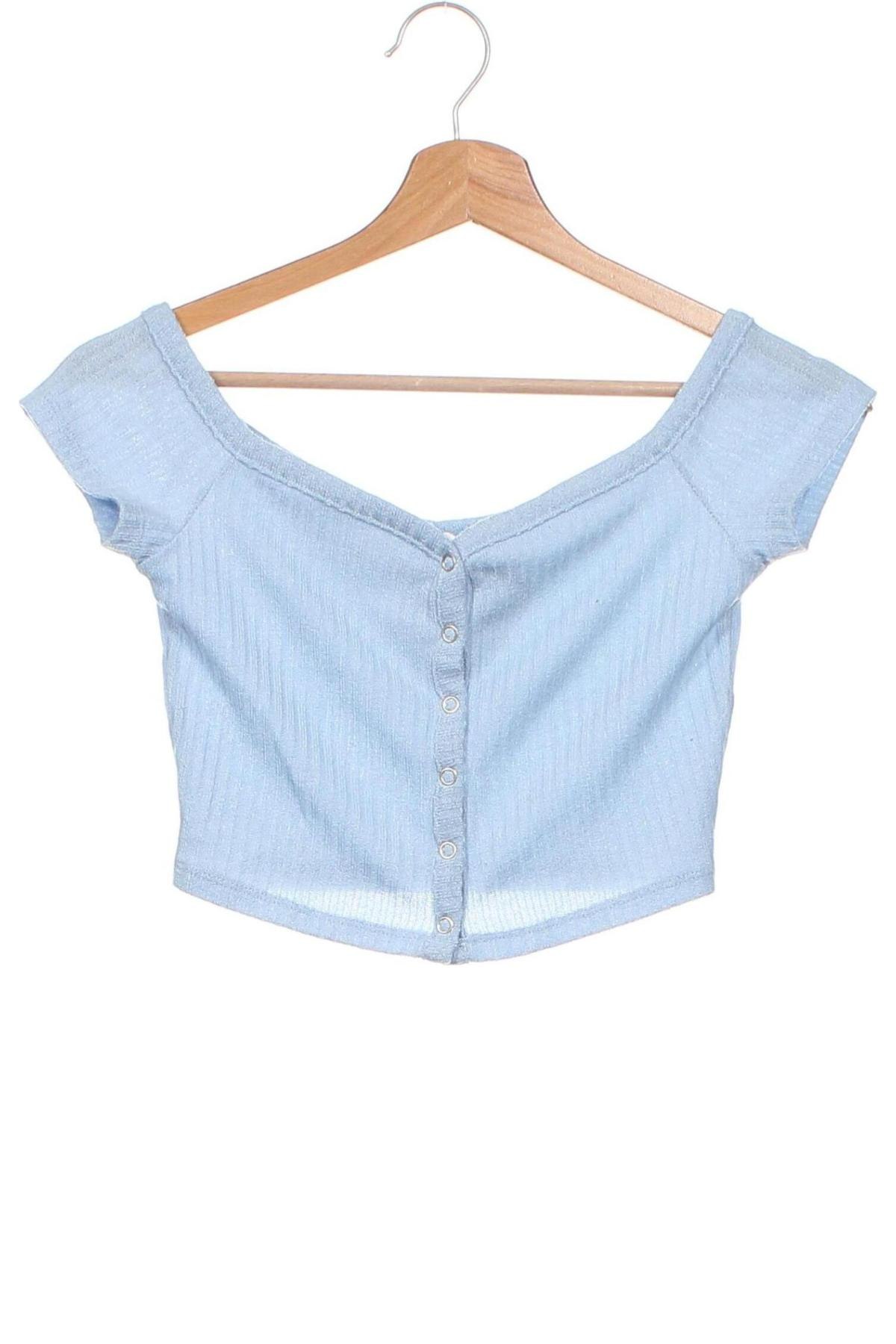 Bluză de femei SHEIN, Mărime XS, Culoare Albastru, Preț 29,08 Lei