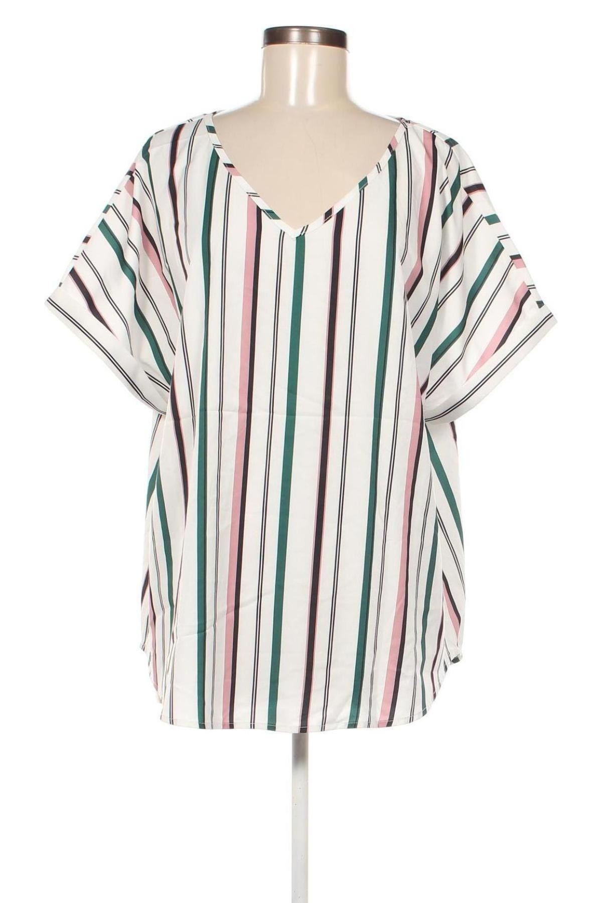 Γυναικεία μπλούζα SHEIN, Μέγεθος 3XL, Χρώμα Λευκό, Τιμή 6,46 €
