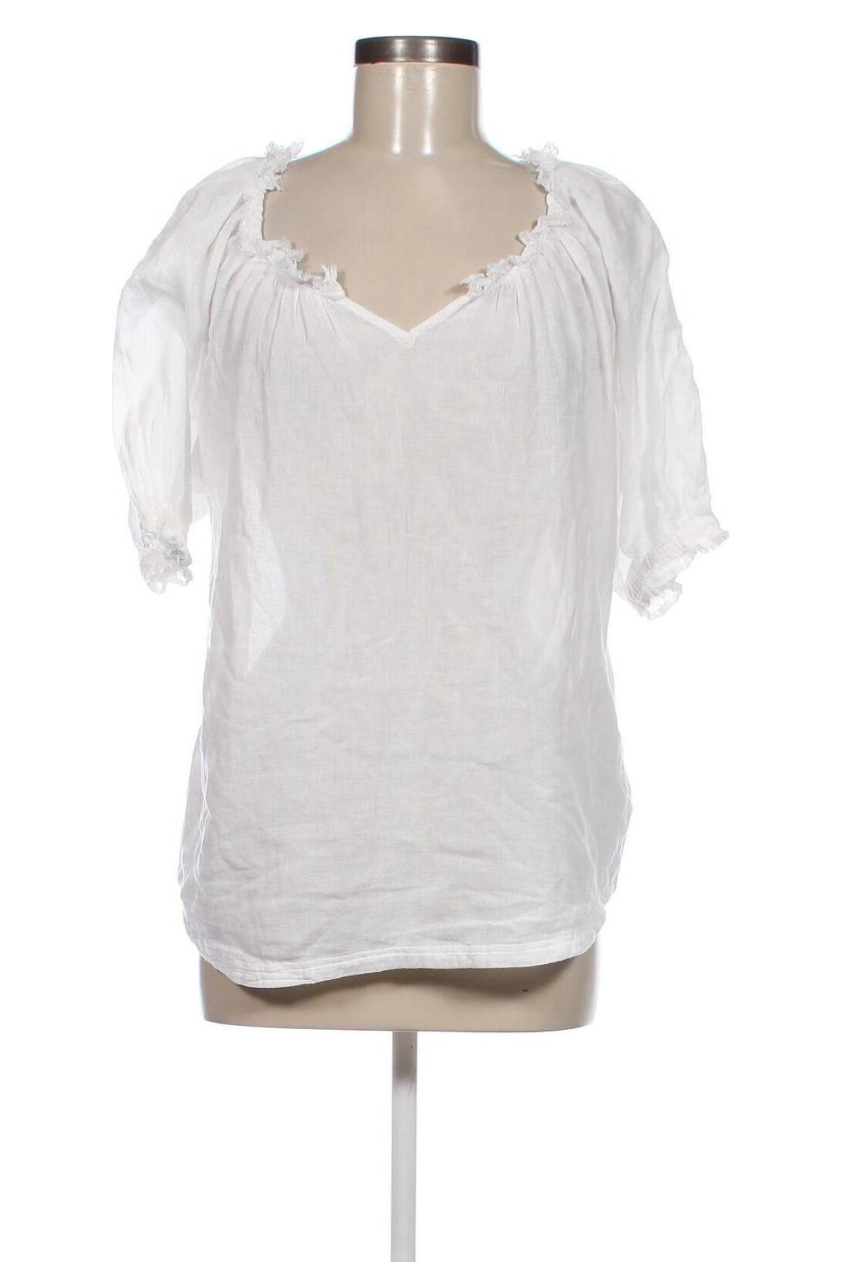 Damen Shirt Saint Tropez, Größe M, Farbe Weiß, Preis € 5,00