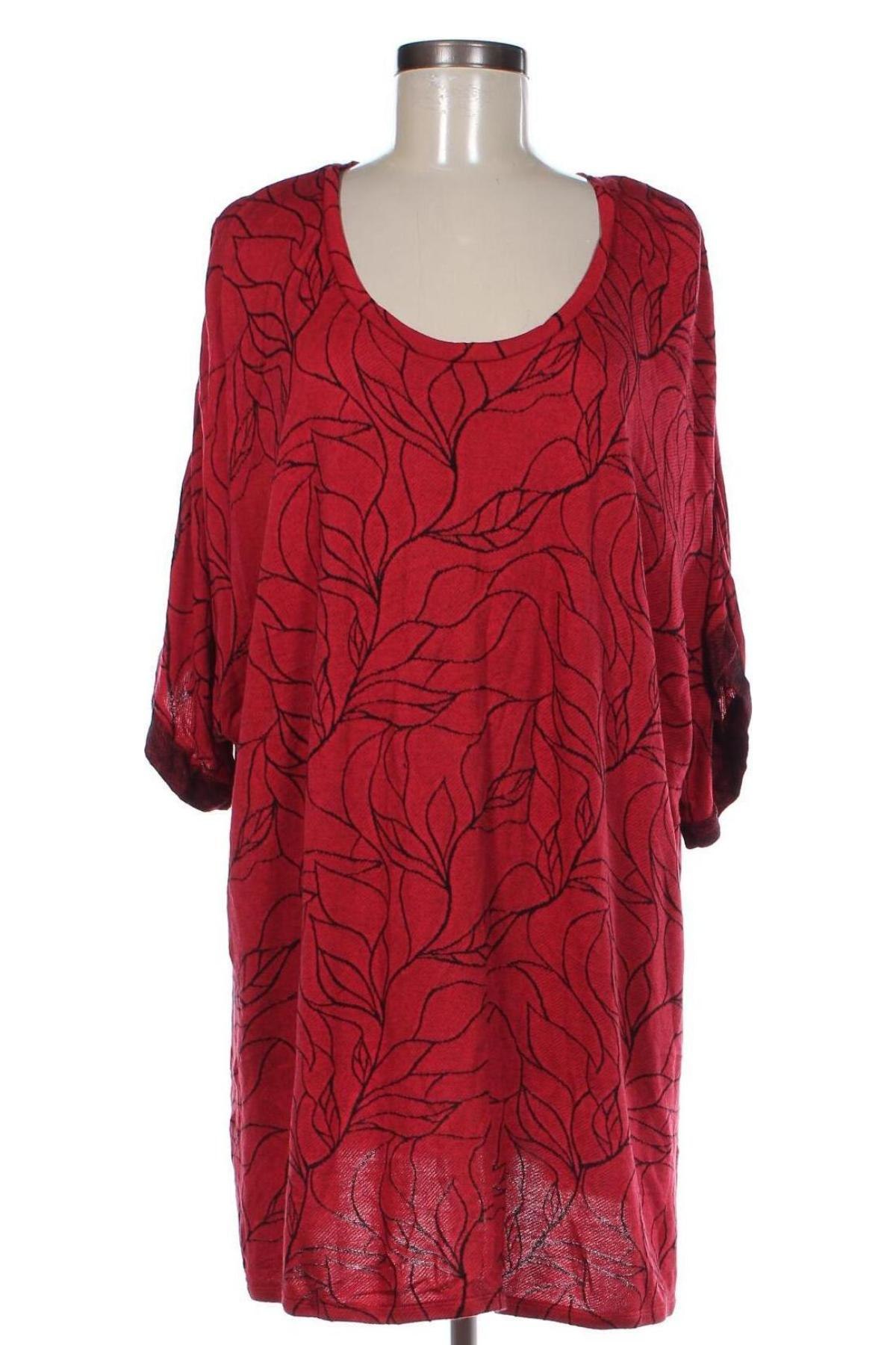Дамска блуза Ulla Popken, Размер 4XL, Цвят Многоцветен, Цена 34,00 лв.