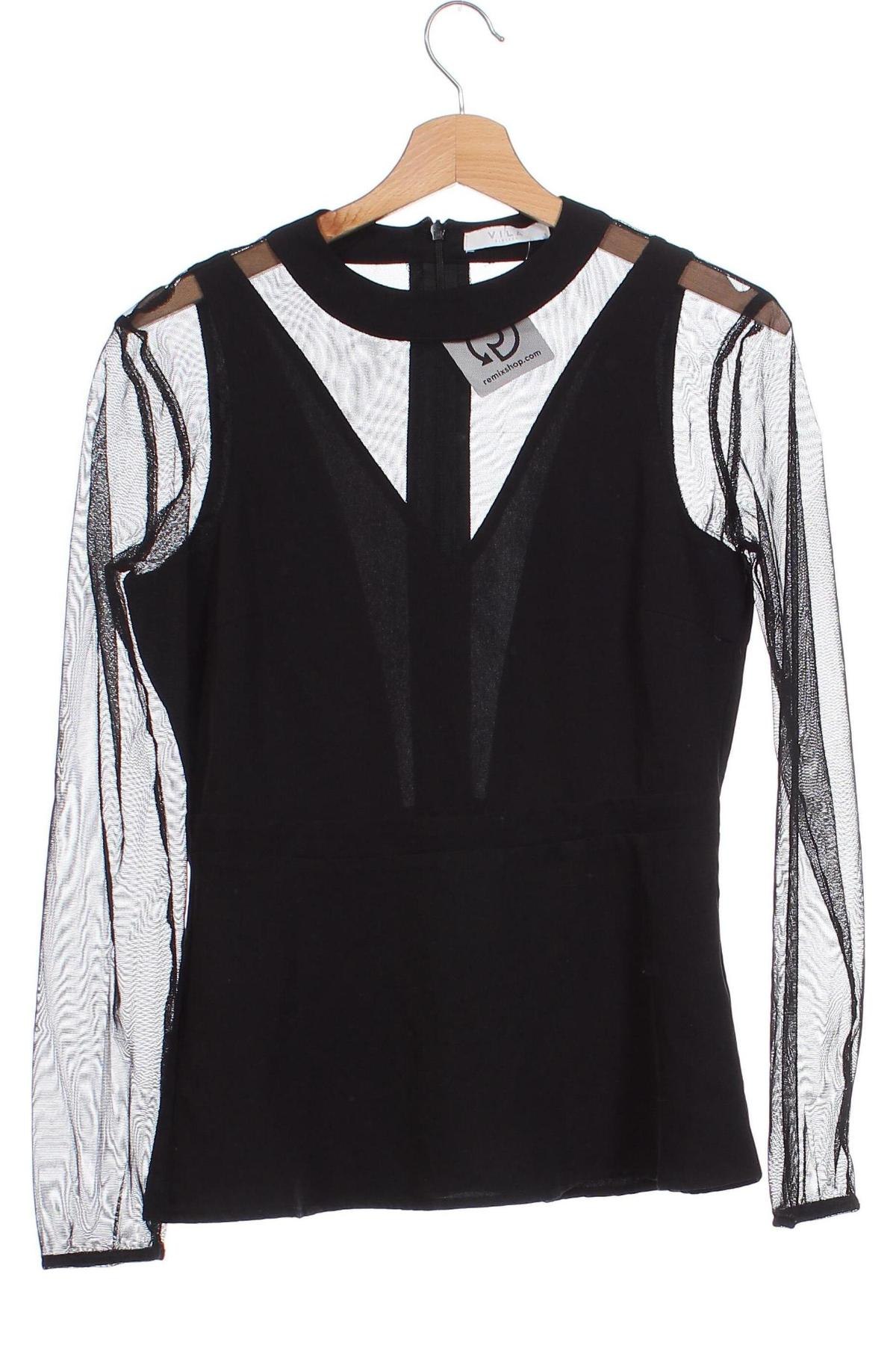 Γυναικεία μπλούζα VILA, Μέγεθος S, Χρώμα Μαύρο, Τιμή 4,95 €