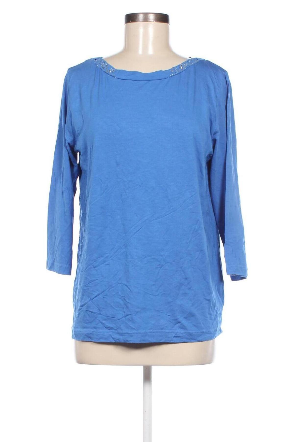 Damen Shirt Viventy by Bernd Berger, Größe L, Farbe Blau, Preis 7,27 €