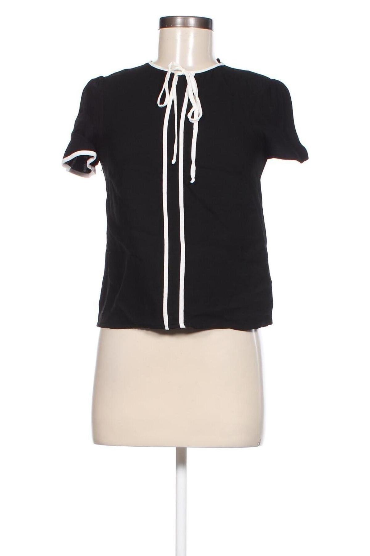 Γυναικεία μπλούζα Zara, Μέγεθος S, Χρώμα Μαύρο, Τιμή 10,23 €