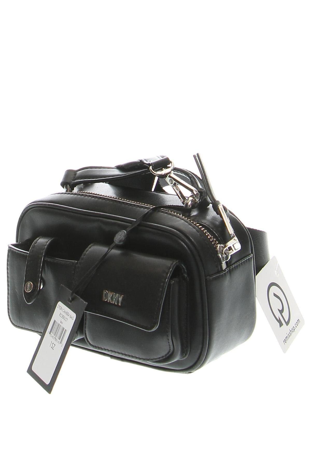 Дамска чанта DKNY, Цвят Черен, Цена 249,00 лв.