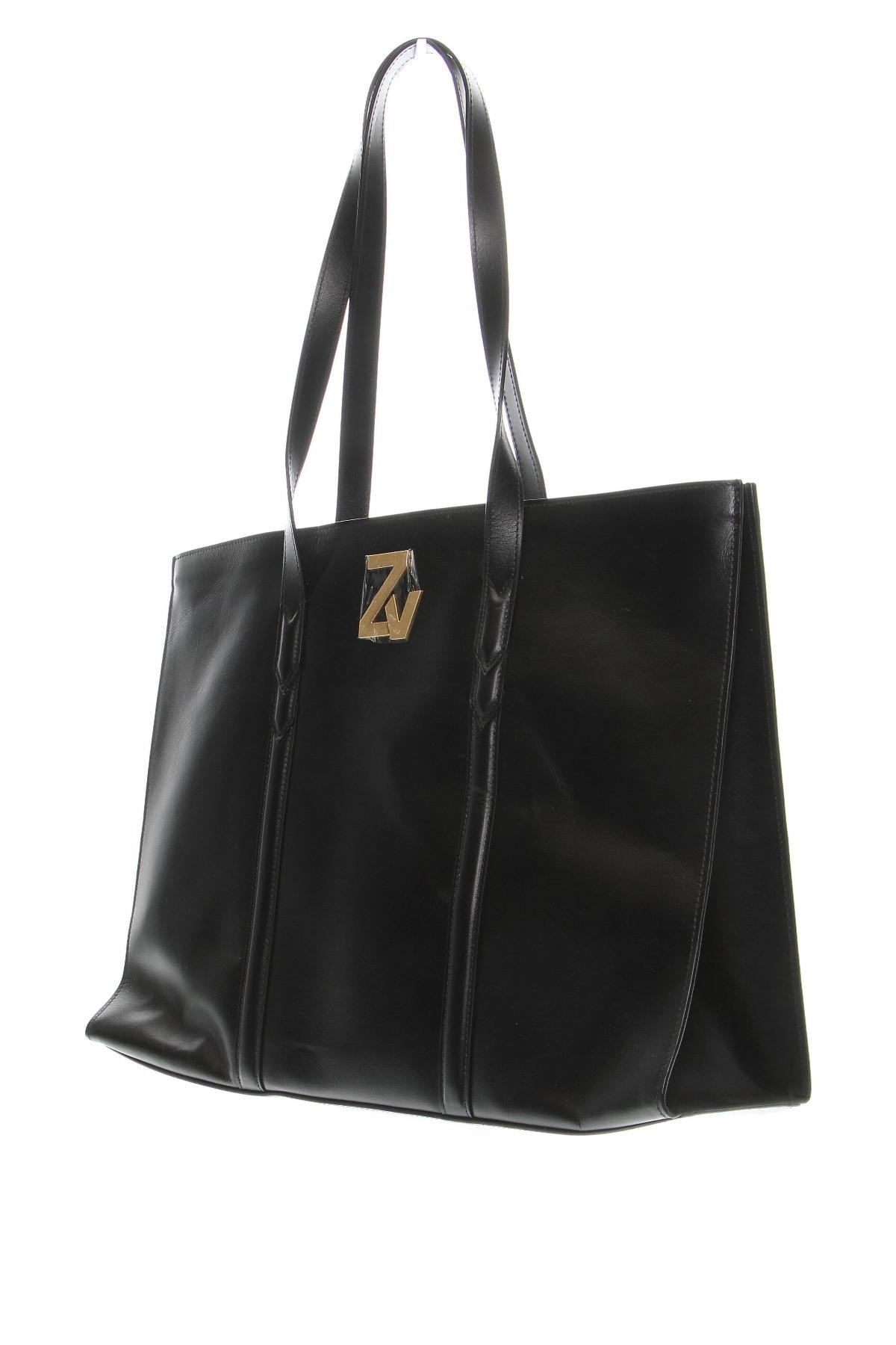 Дамска чанта Zadig & Voltaire, Цвят Черен, Цена 692,55 лв.