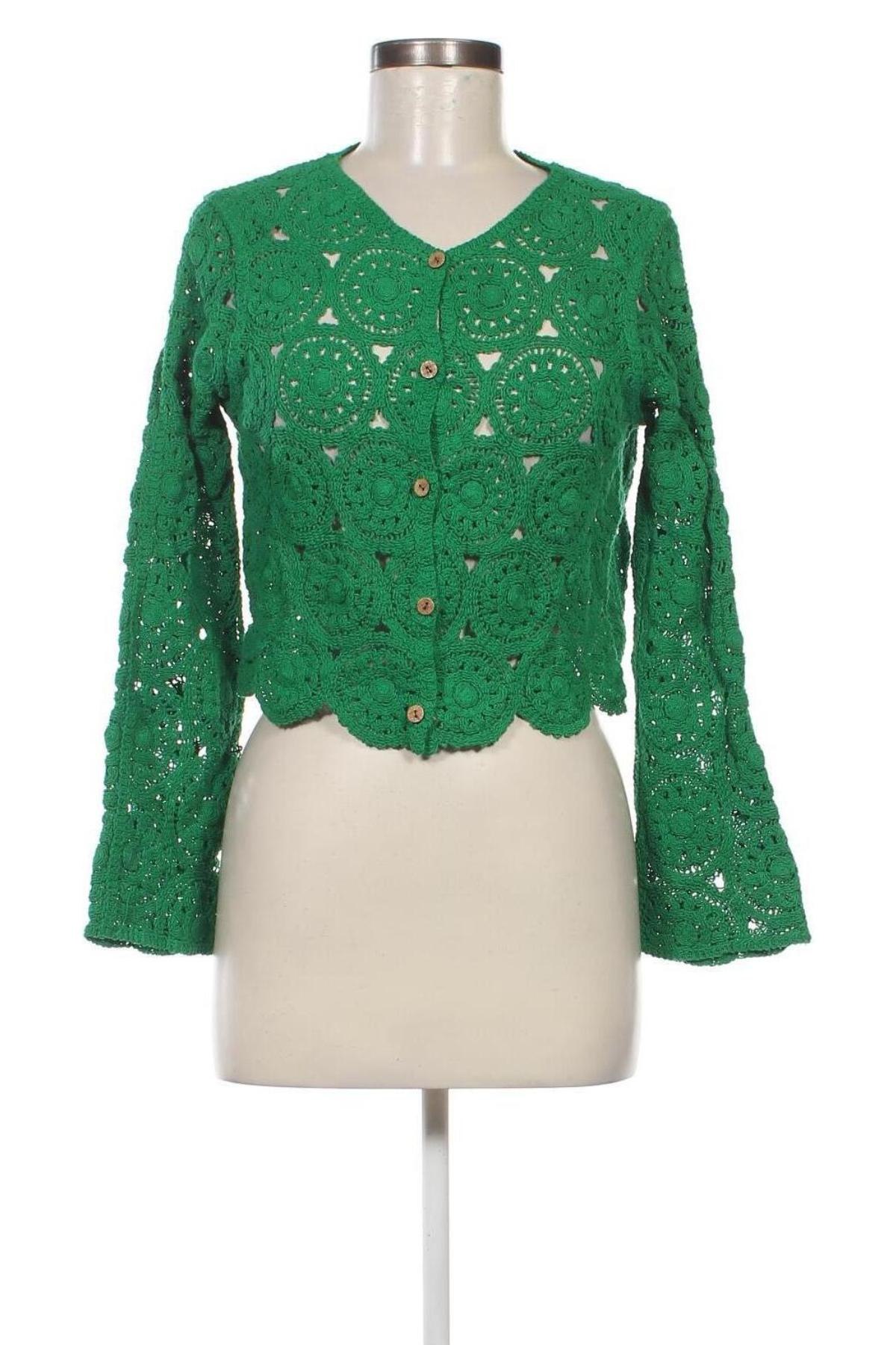 Damen Strickjacke, Größe S, Farbe Grün, Preis € 10,09