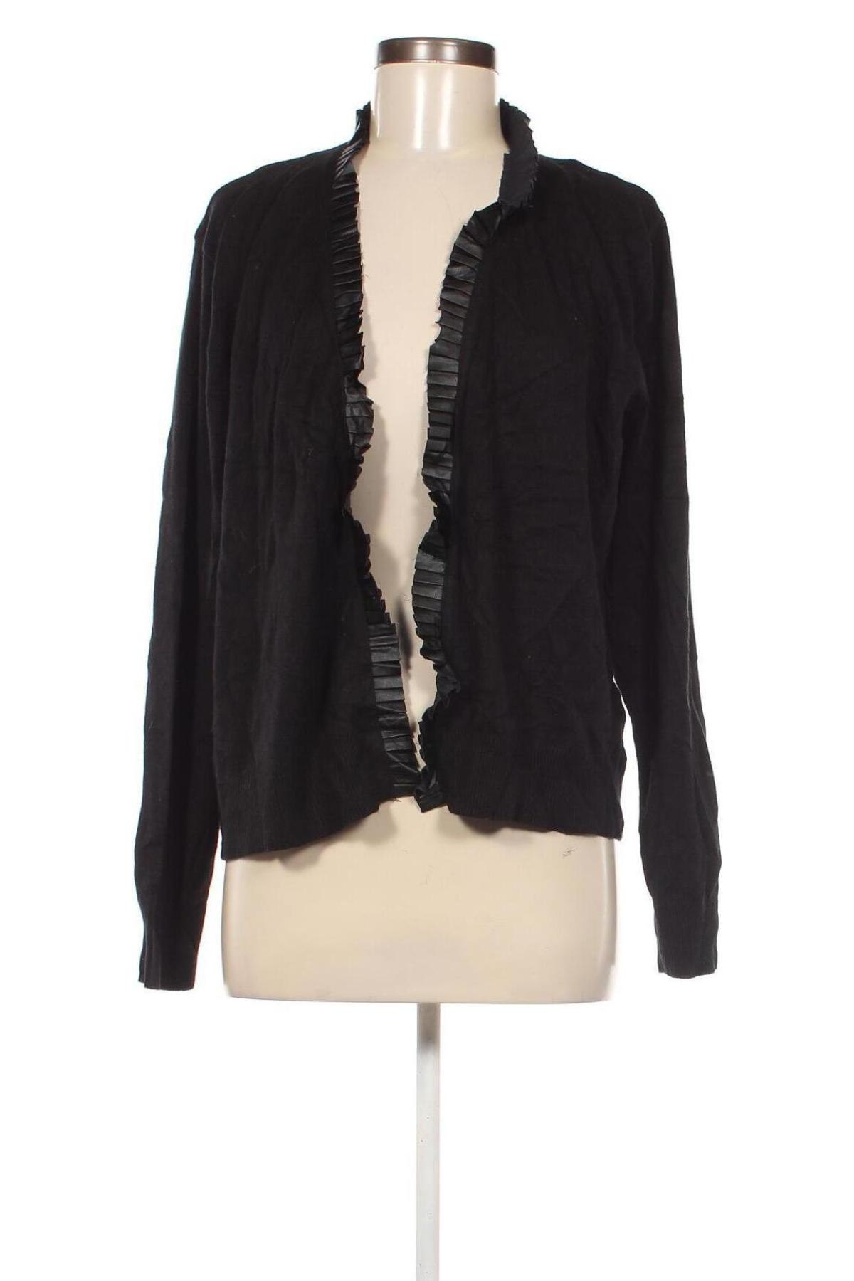 Cardigan de damă, Mărime L, Culoare Negru, Preț 151,32 Lei