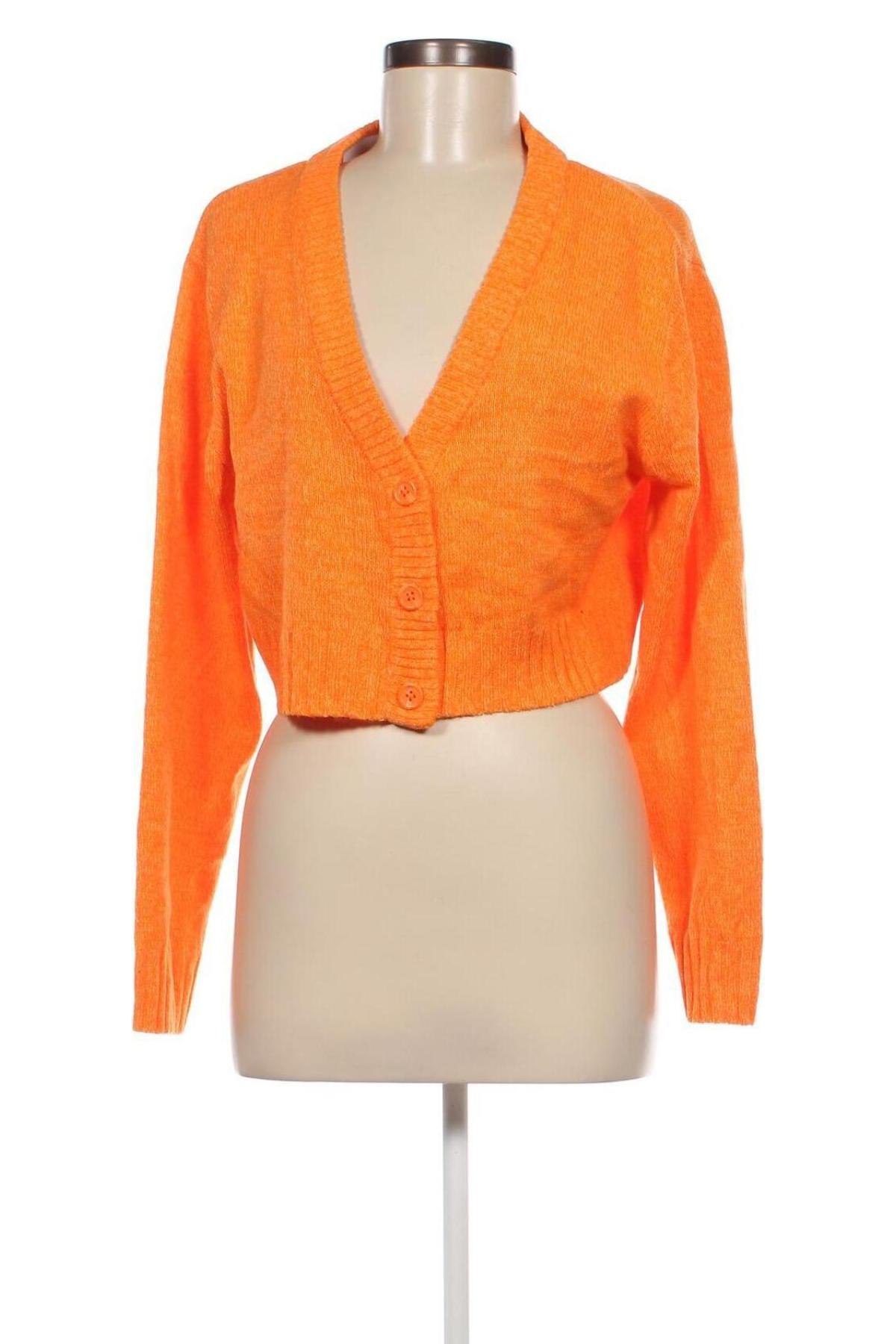 Damen Strickjacke H&M Divided, Größe M, Farbe Orange, Preis € 10,09
