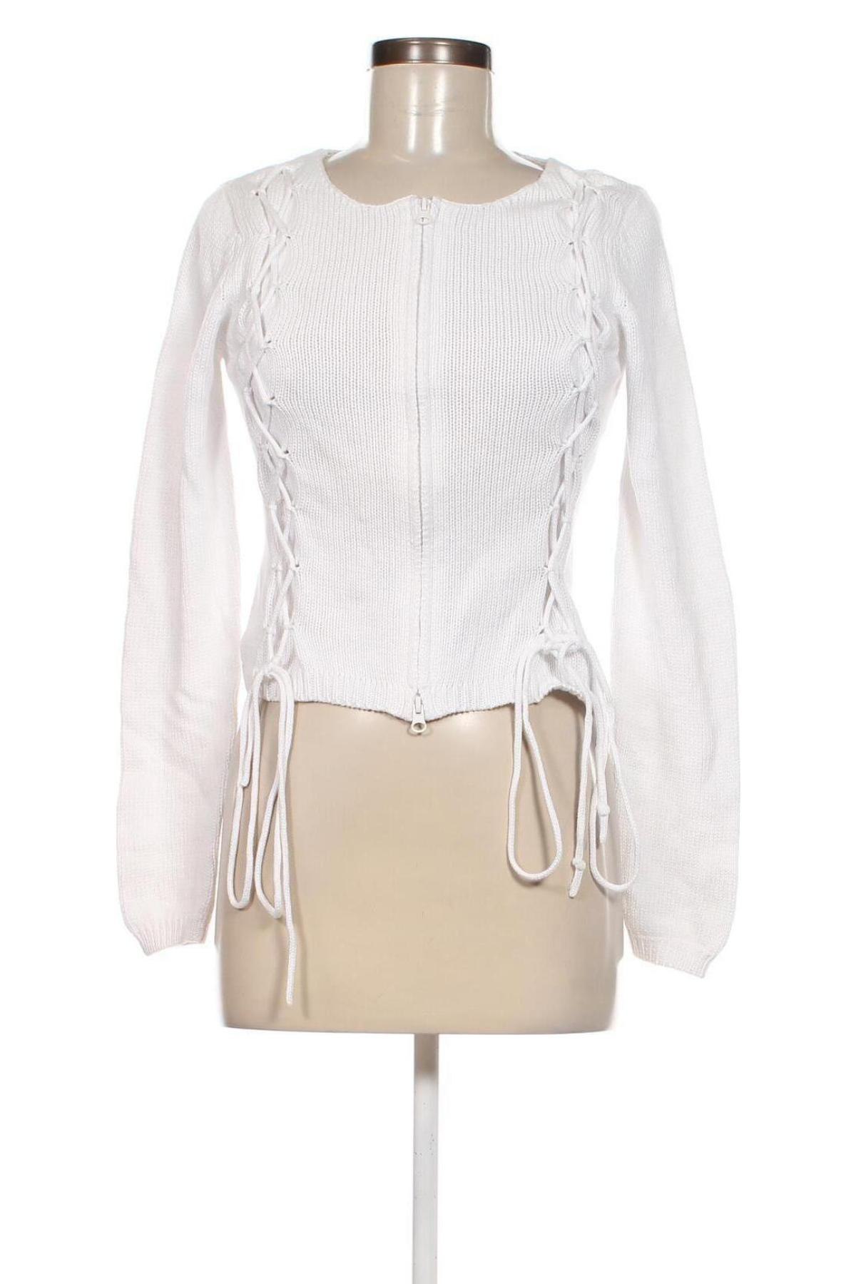 Damen Strickjacke Helline, Größe XS, Farbe Weiß, Preis € 9,48