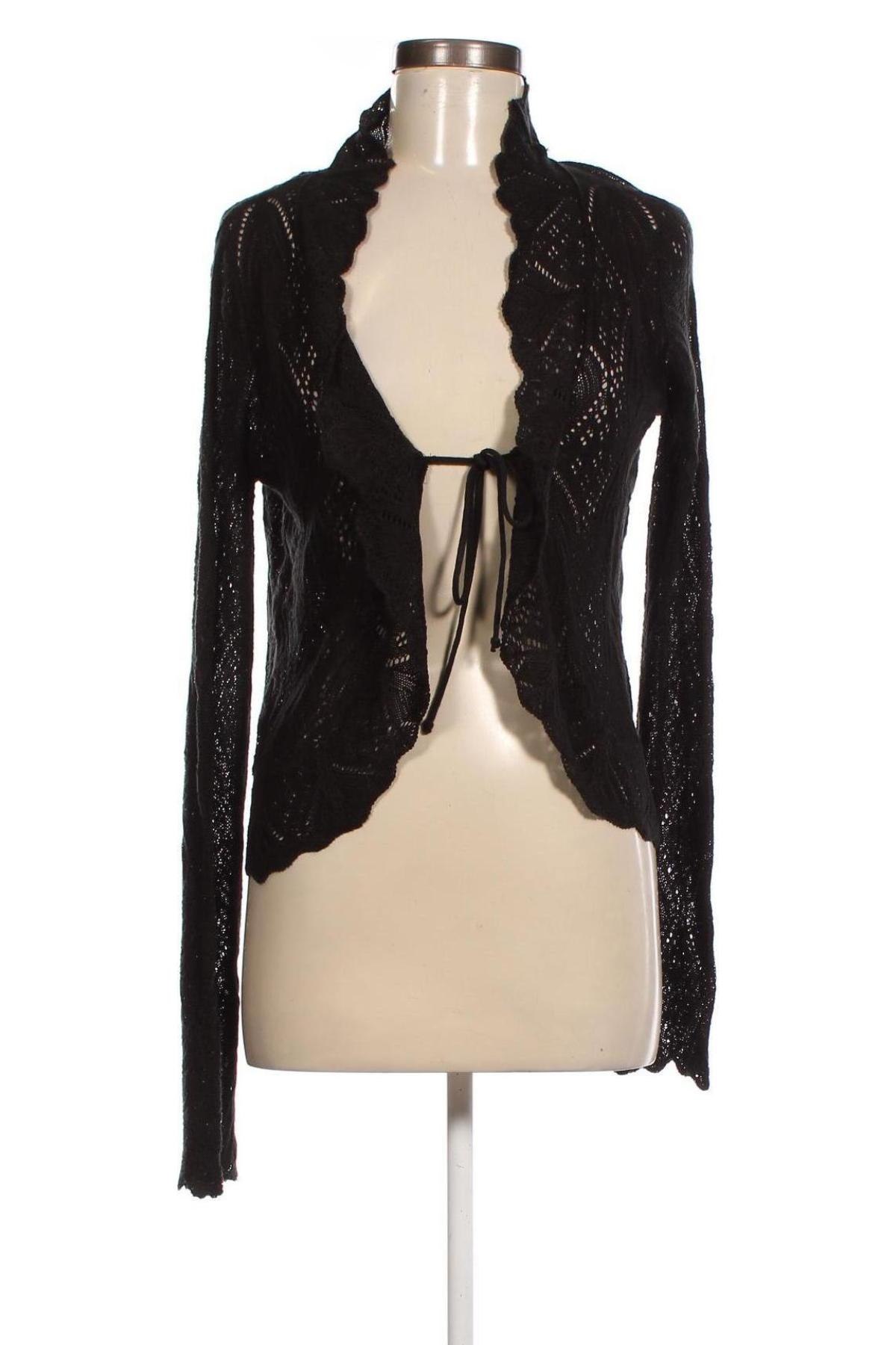 Cardigan de damă Laura Torelli, Mărime S, Culoare Negru, Preț 47,70 Lei