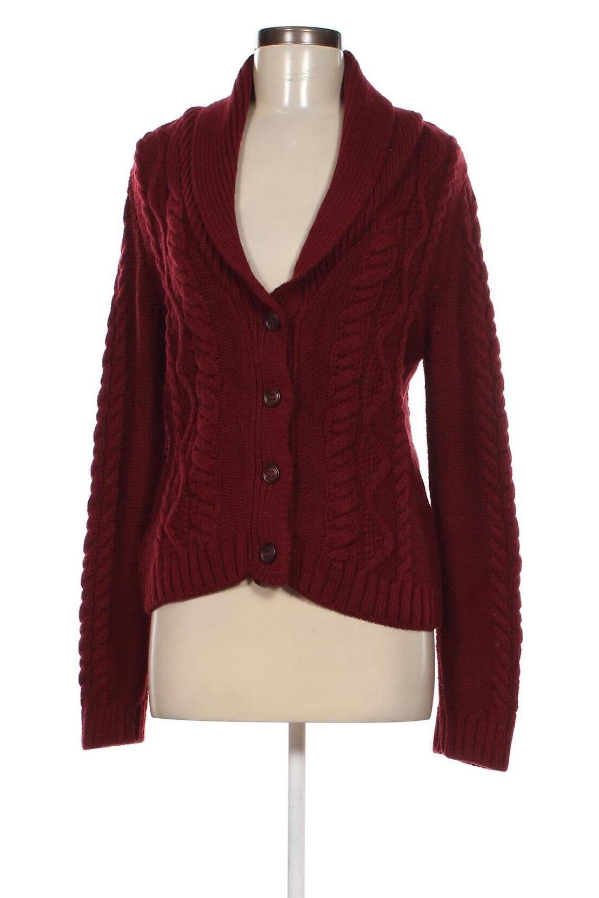 Damen Strickjacke Mango, Größe L, Farbe Rot, Preis € 8,46