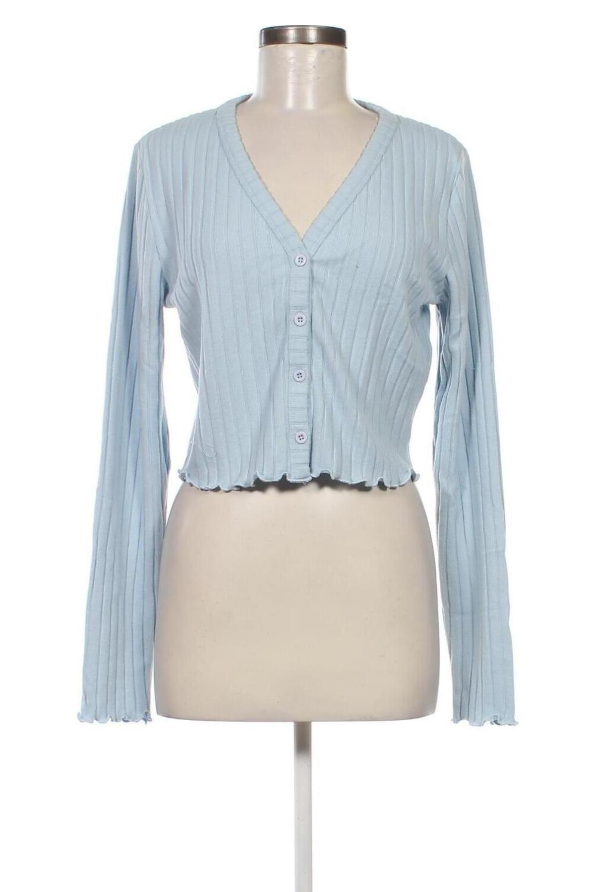 Cardigan de damă Noisy May, Mărime L, Culoare Albastru, Preț 48,99 Lei