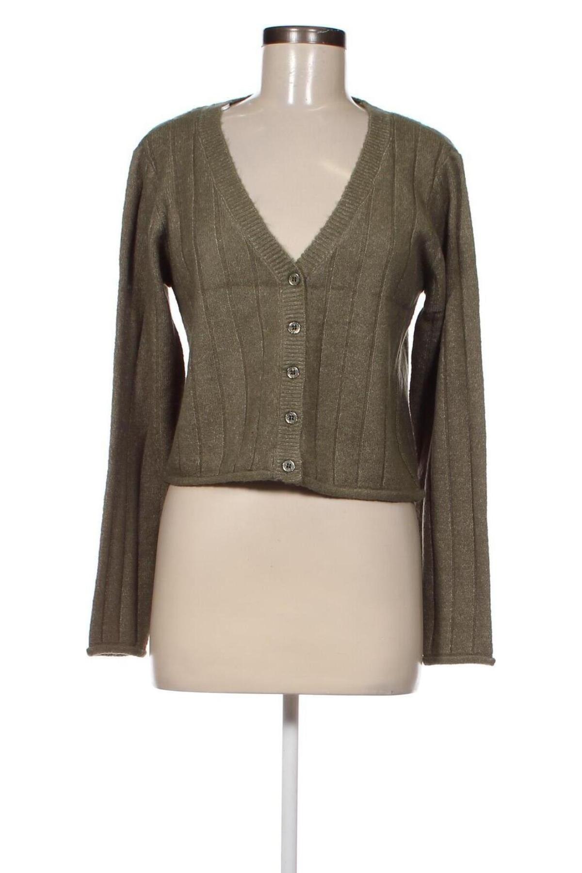 Cardigan de damă Pieces, Mărime S, Culoare Verde, Preț 101,99 Lei