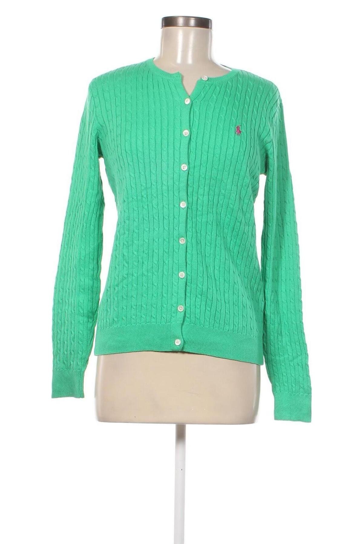 Дамска жилетка Ralph Lauren Sport, Размер M, Цвят Зелен, Цена 67,20 лв.
