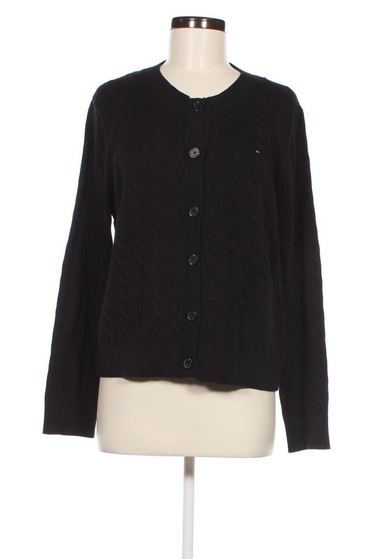 Cardigan de damă Tommy Hilfiger, Mărime XL, Culoare Negru, Preț 510,99 Lei