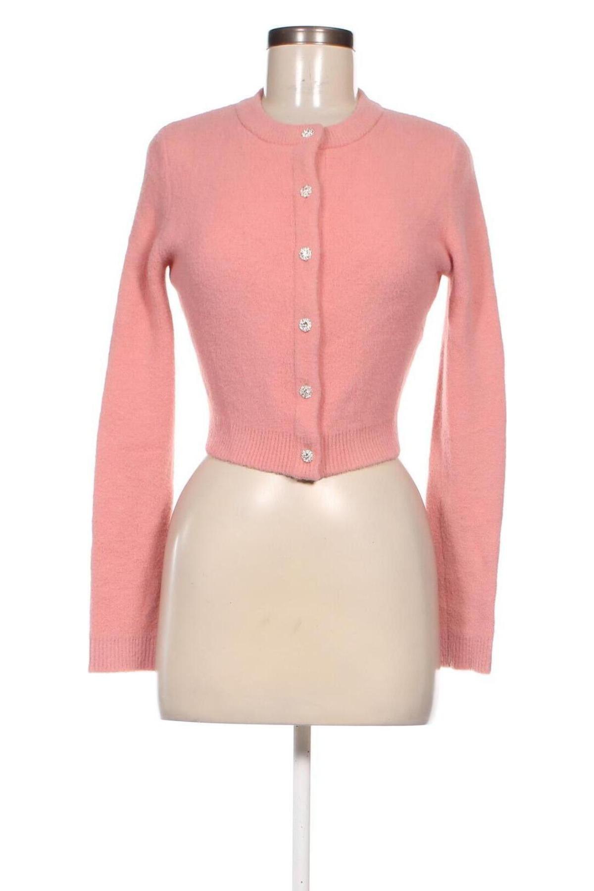 Damen Strickjacke Zara, Größe M, Farbe Rosa, Preis 8,83 €